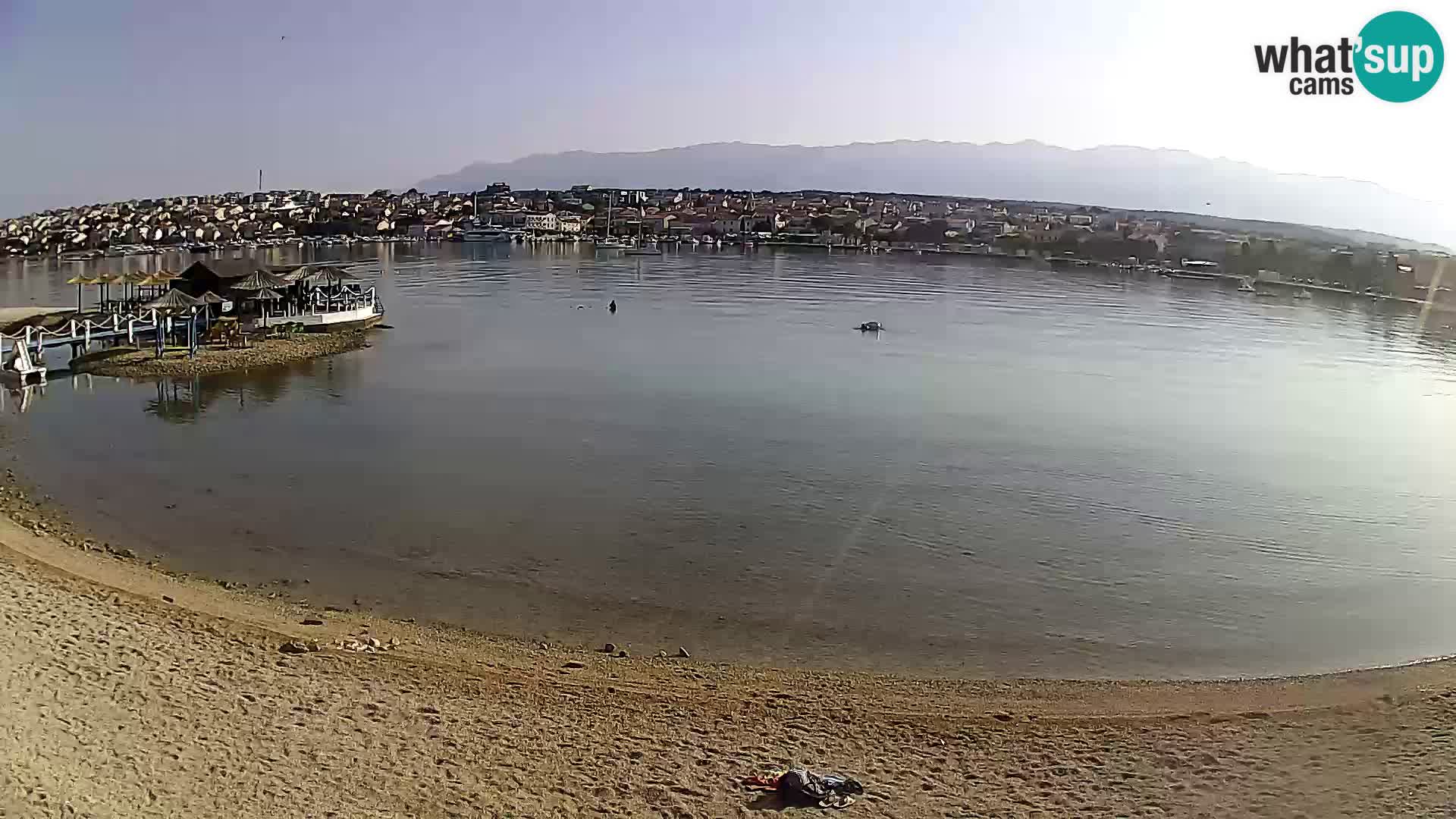 Live webcam Novalja – The Town beach