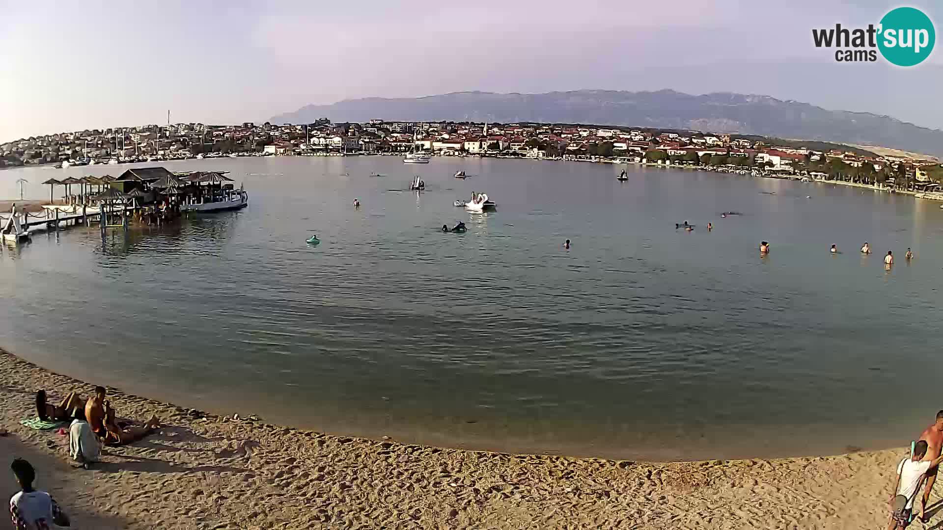 Live webcam Novalja – The Town beach