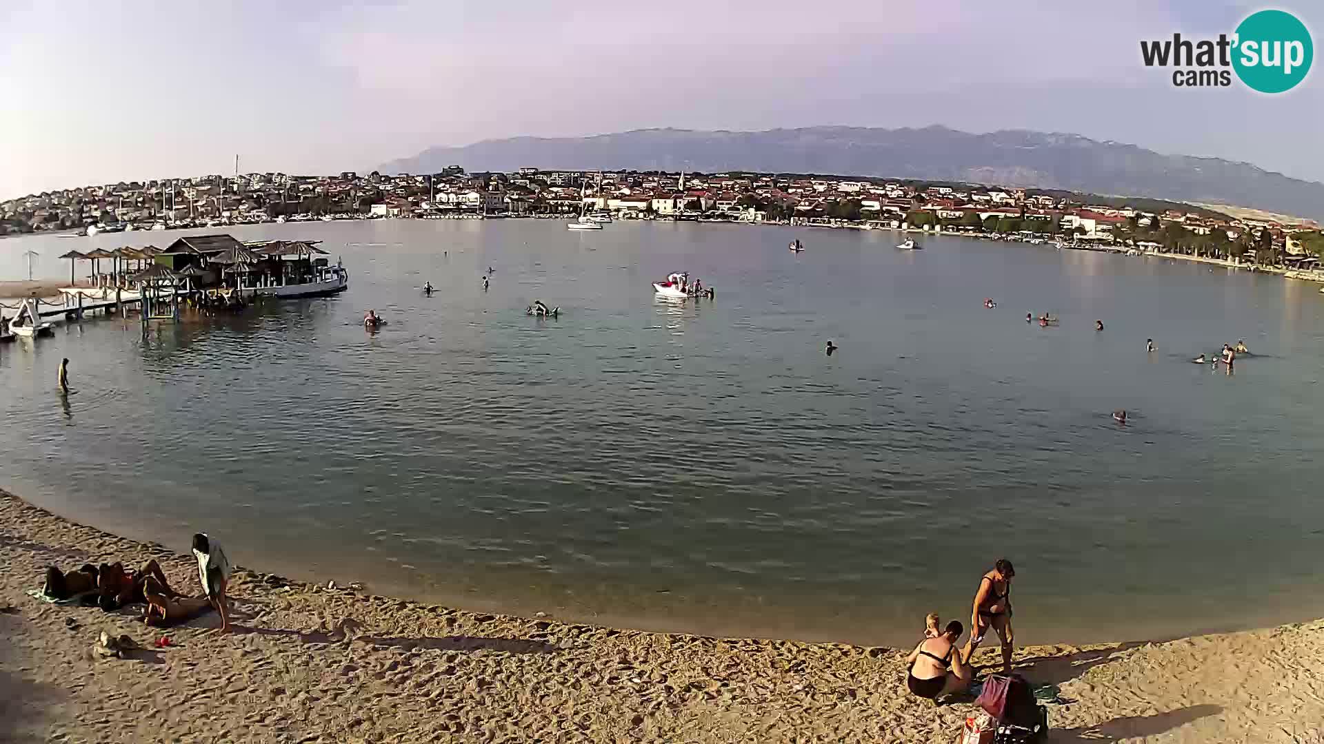 Live webcam Novalja – The Town beach