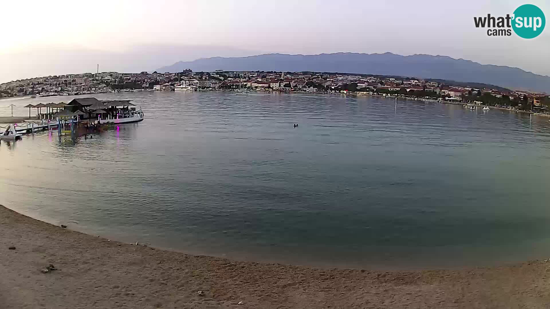 Live webcam Novalja – The Town beach