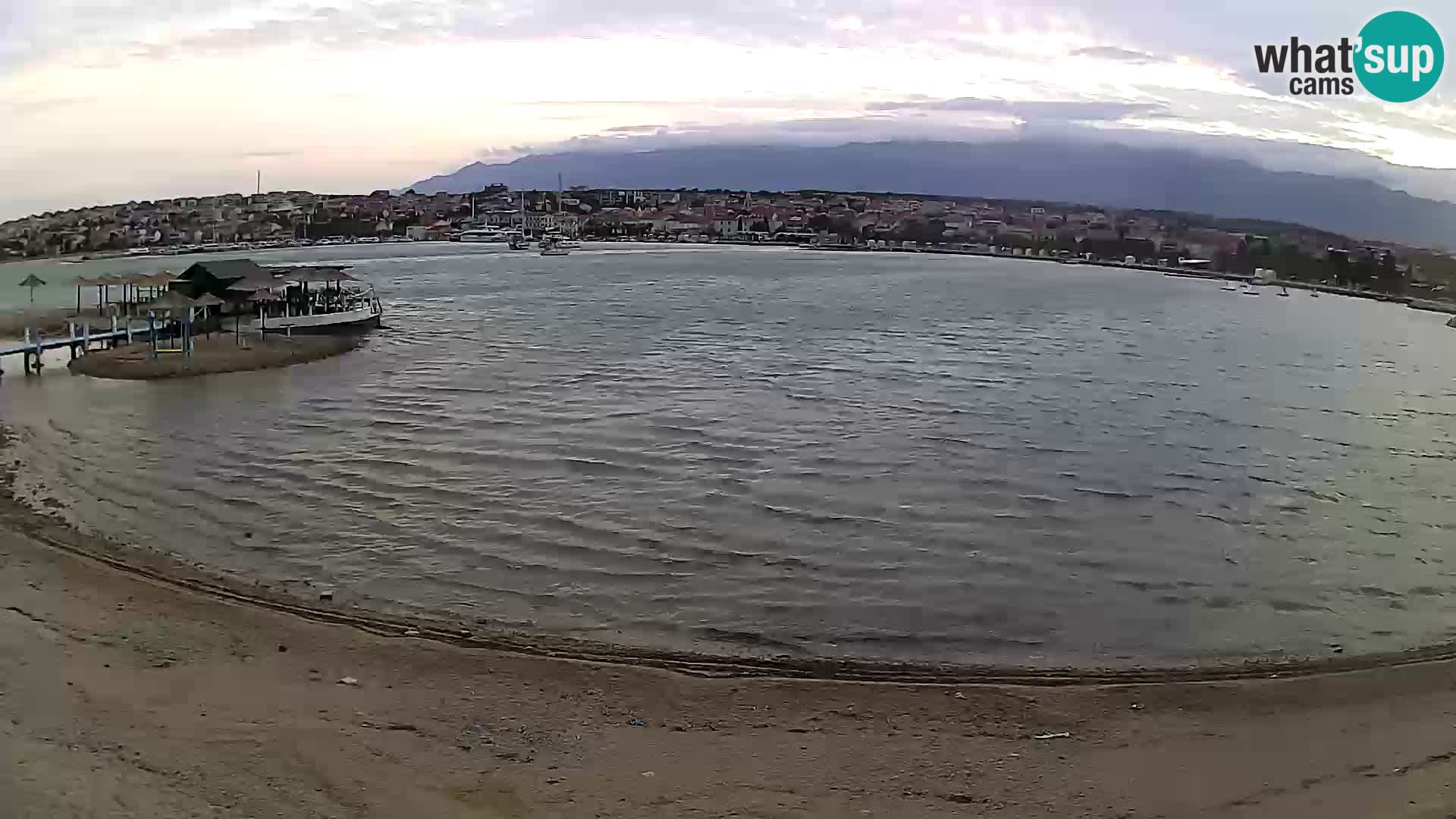 Novalja Kamera u živo – gradska plaža