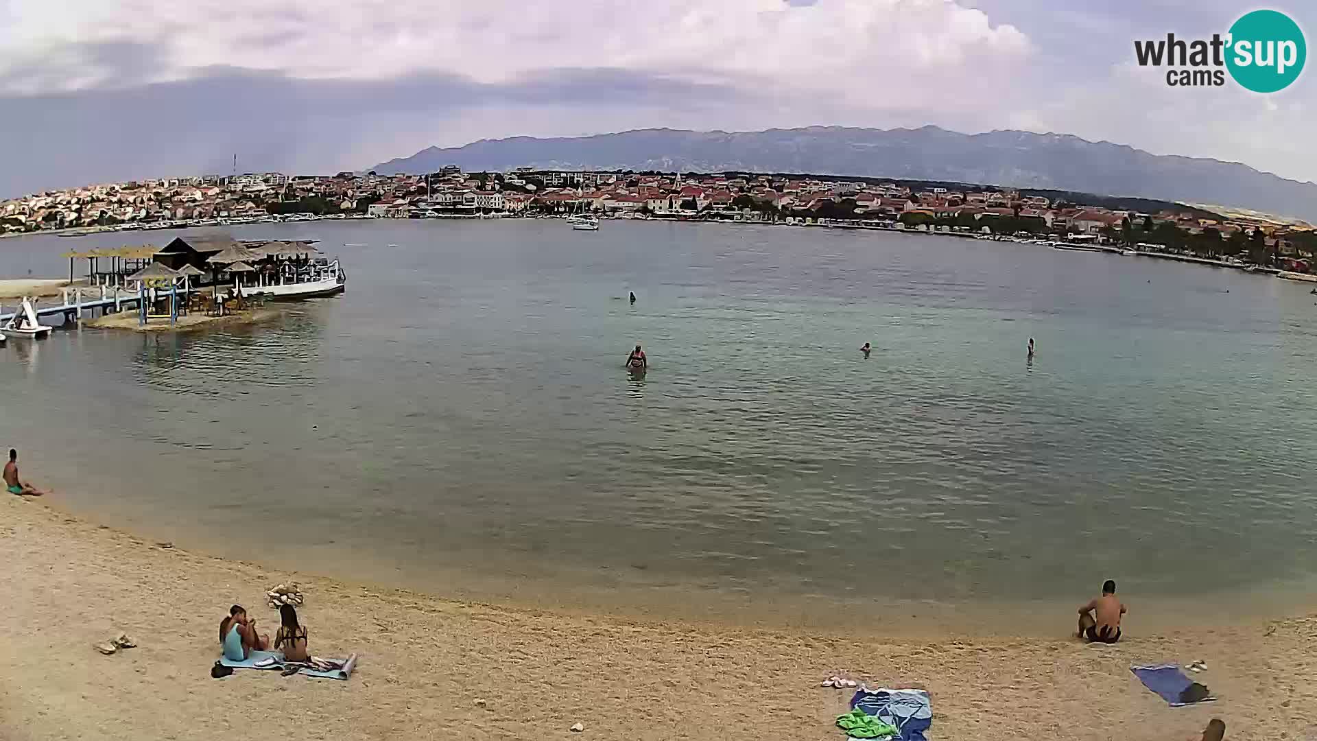 Live webcam Novalja – The Town beach