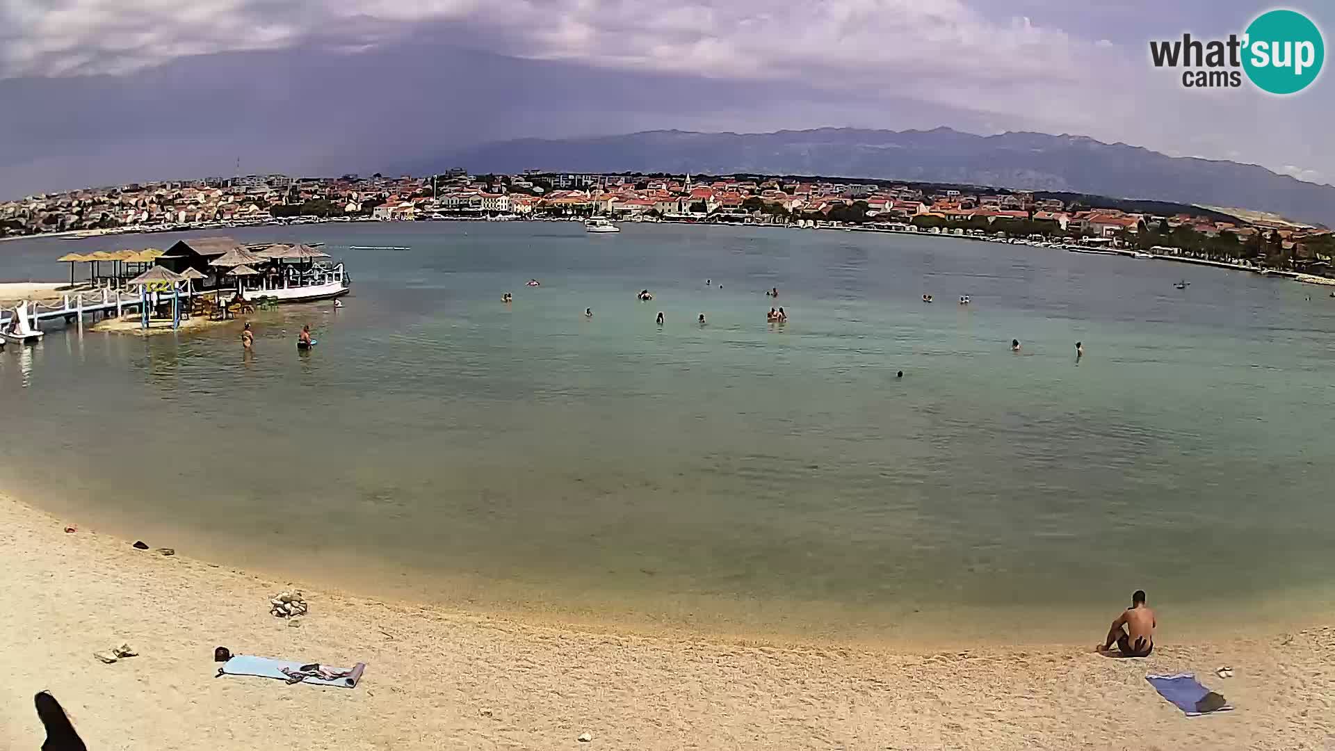 Novalja Kamera v živo – mestna plaža
