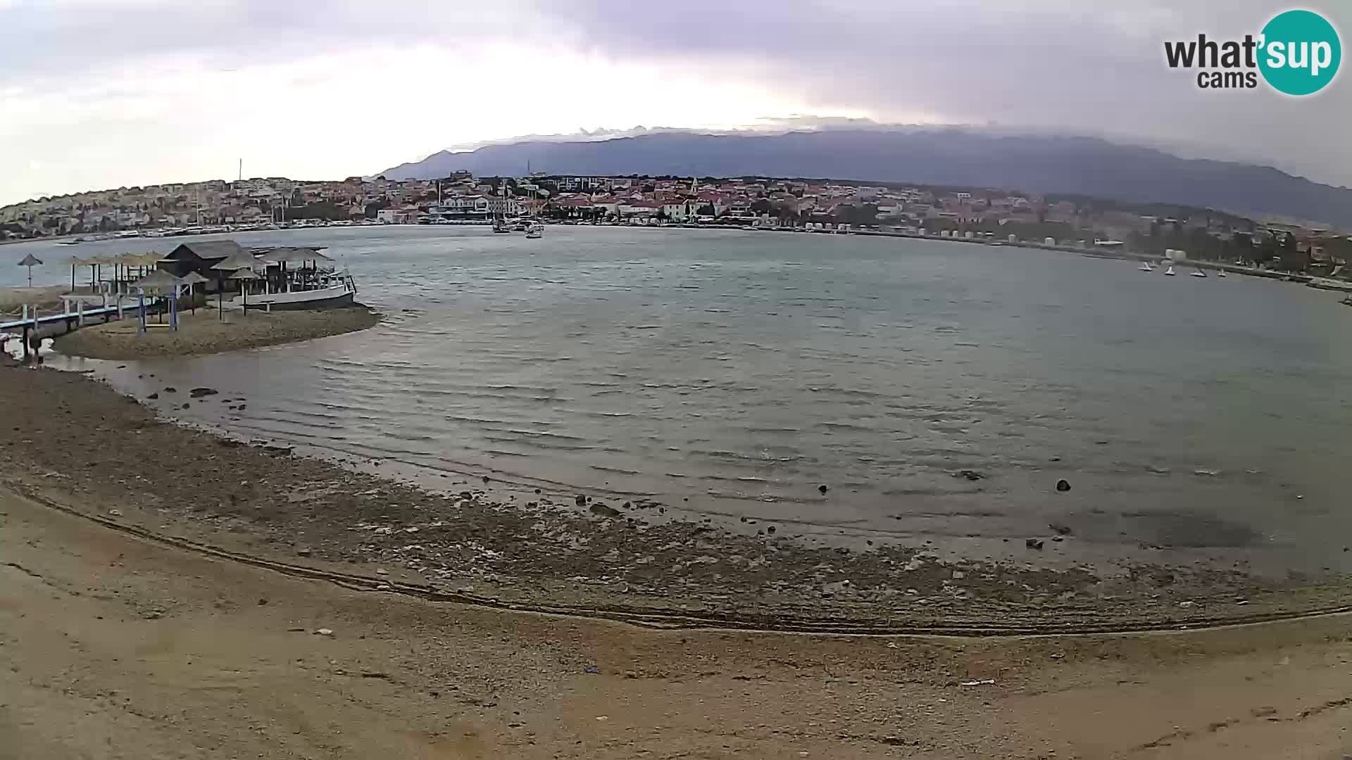 Novalja Kamera v živo – mestna plaža