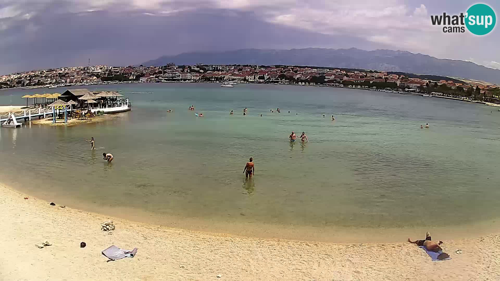 Novalja webcam – spiaggia cittadina