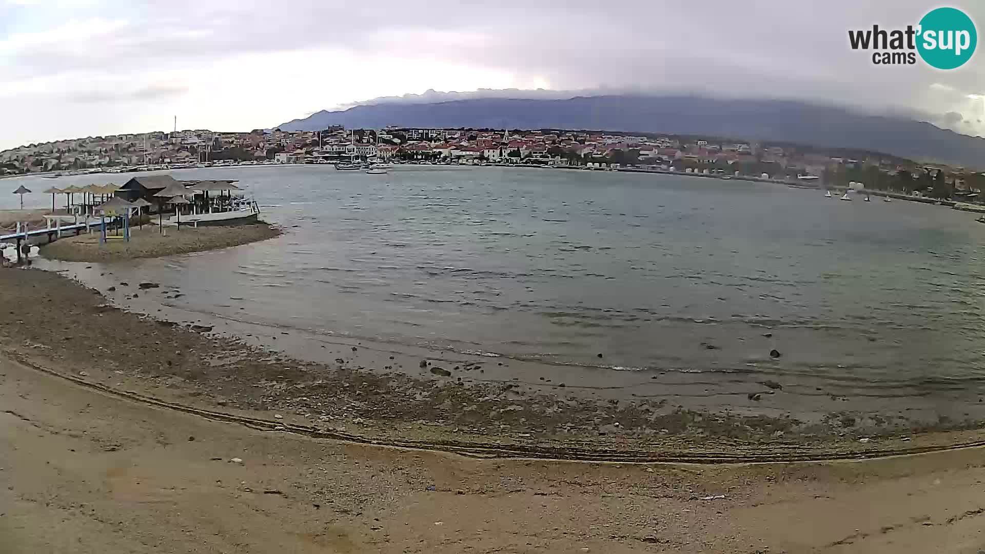 Novalja Kamera v živo – mestna plaža