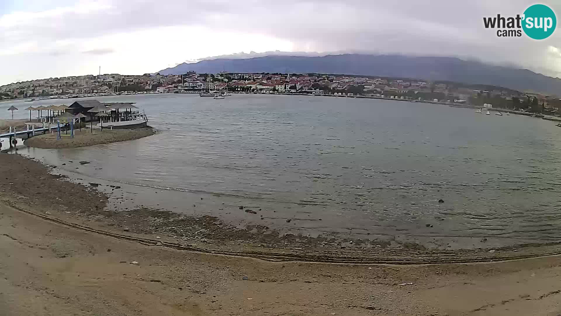Live webcam Novalja – The Town beach