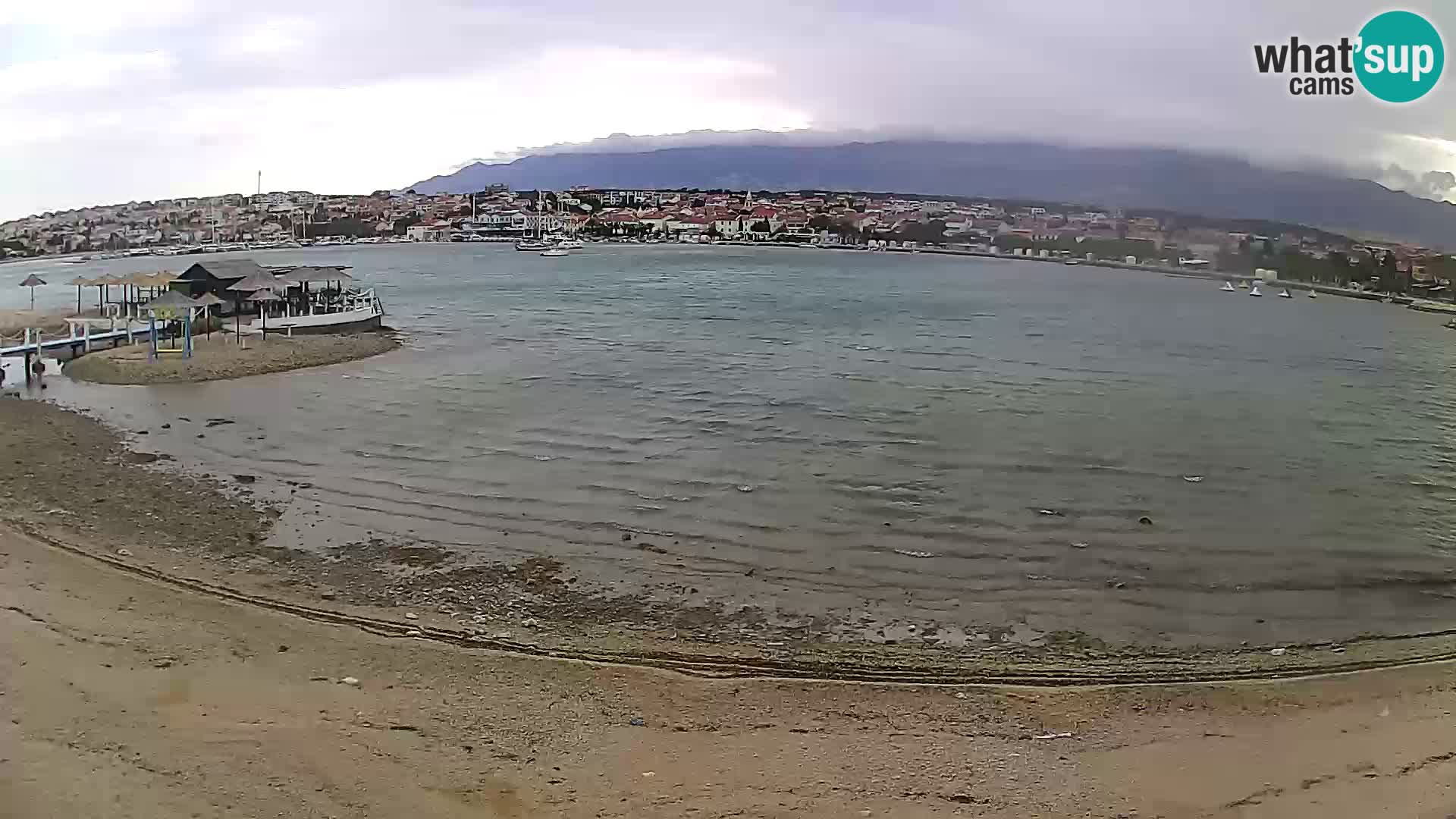Novalja Kamera v živo – mestna plaža