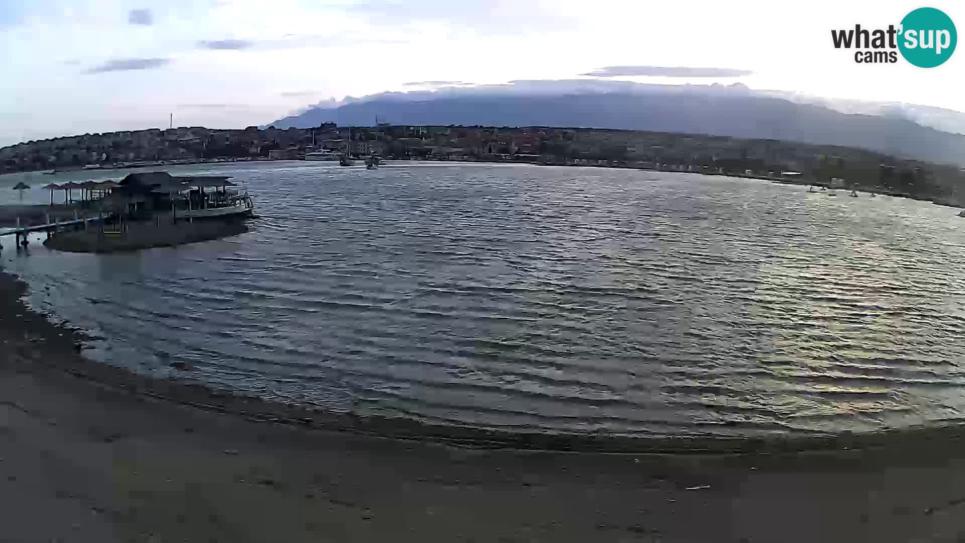 Novalja webcam – spiaggia cittadina
