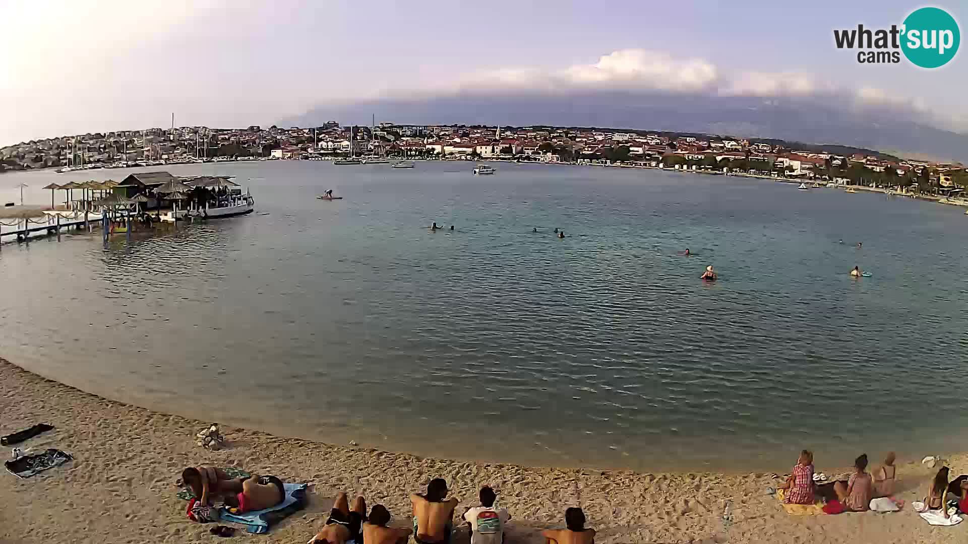 Novalja webcam – spiaggia cittadina