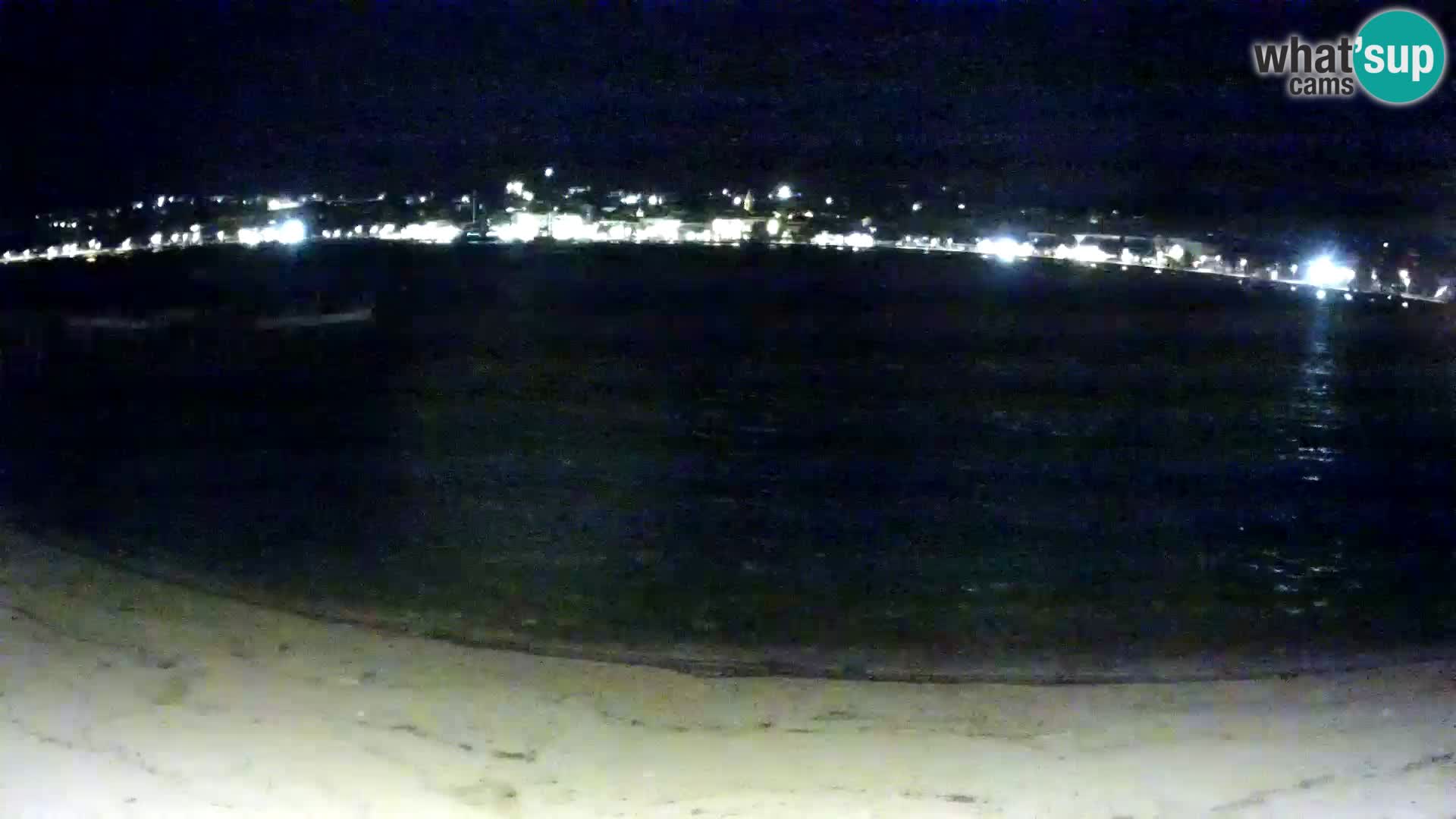 Novalja livecam – plage de la ville