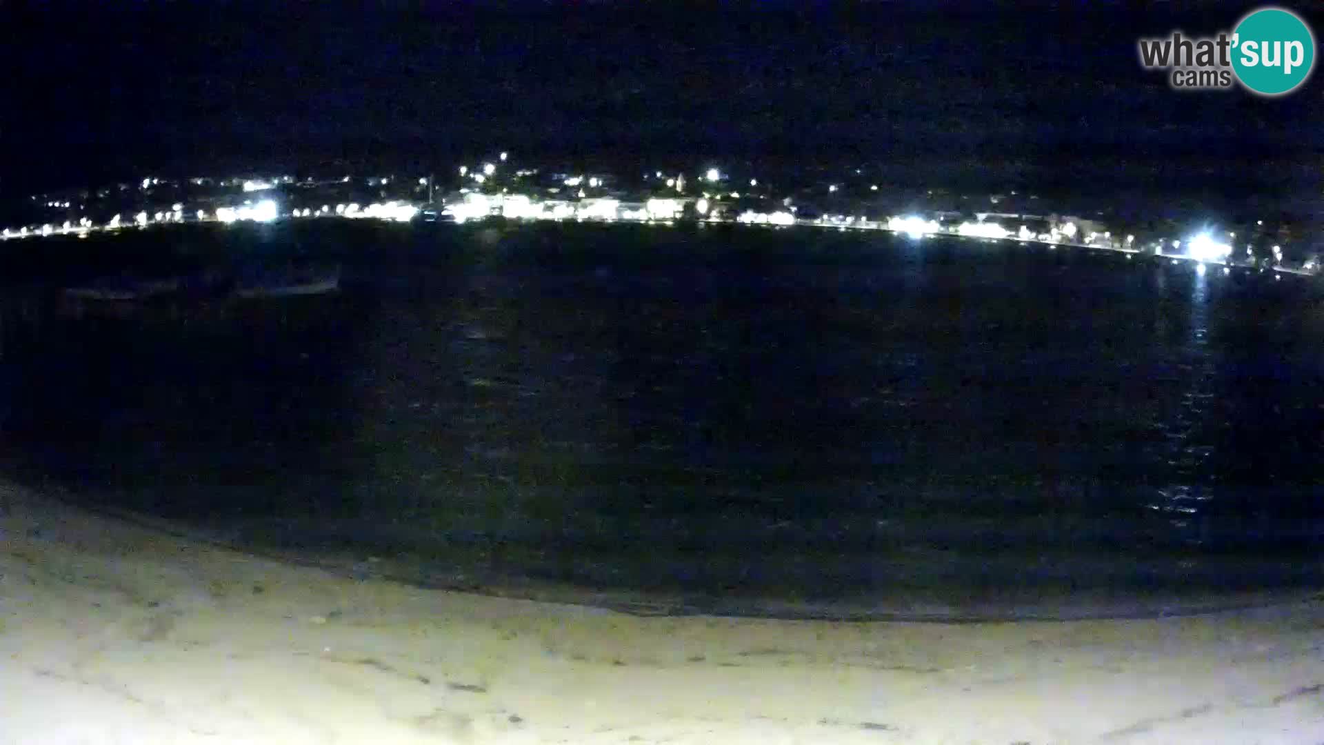 Novalja livecam – plage de la ville