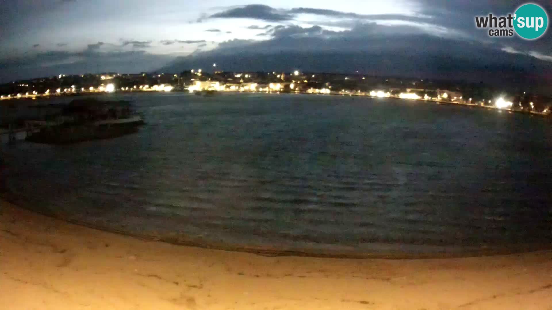 Novalja Kamera v živo – mestna plaža