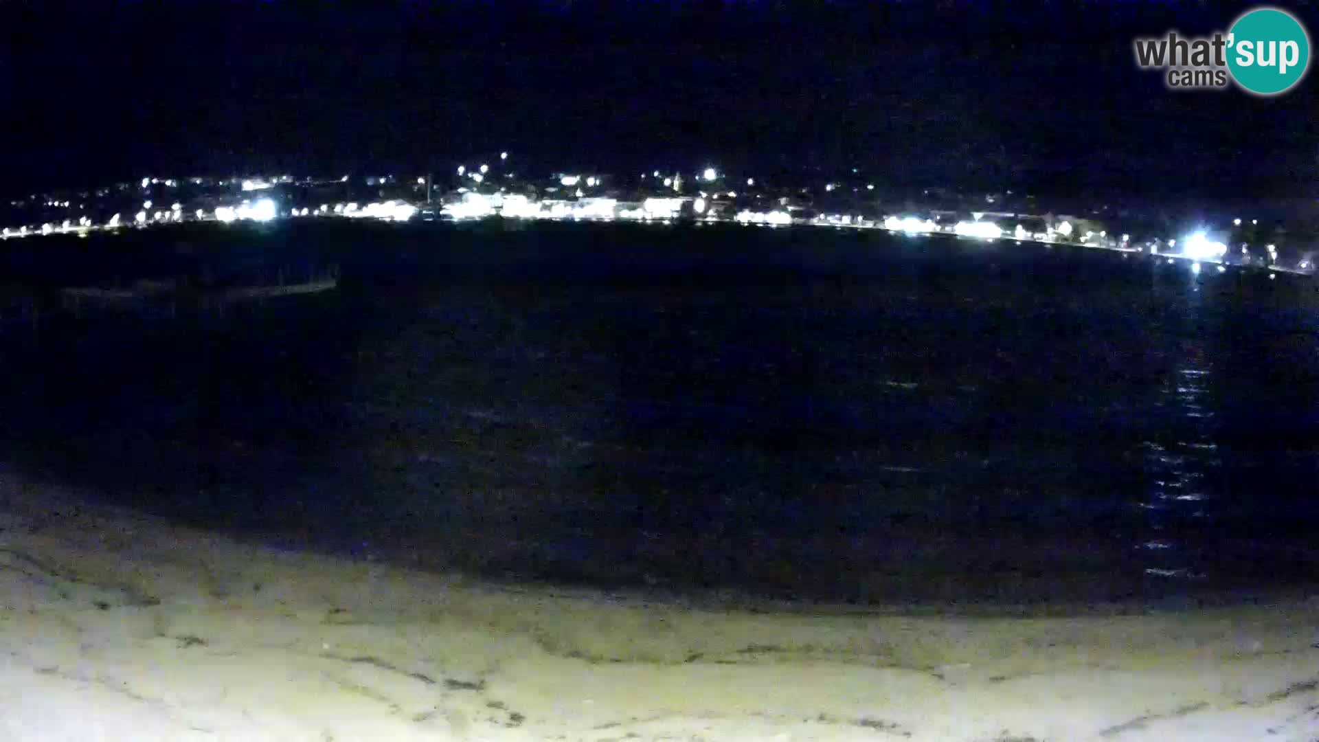 Live webcam Novalja – The Town beach