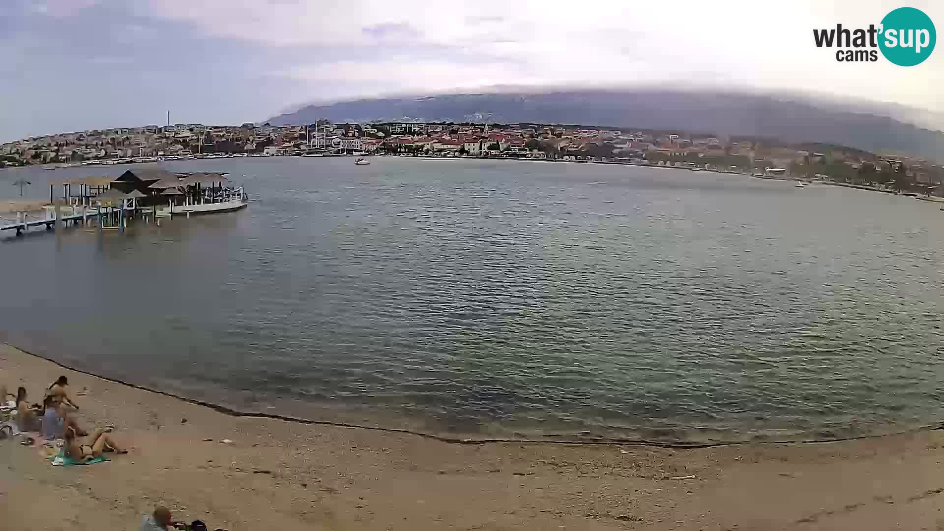 Live webcam Novalja – The Town beach
