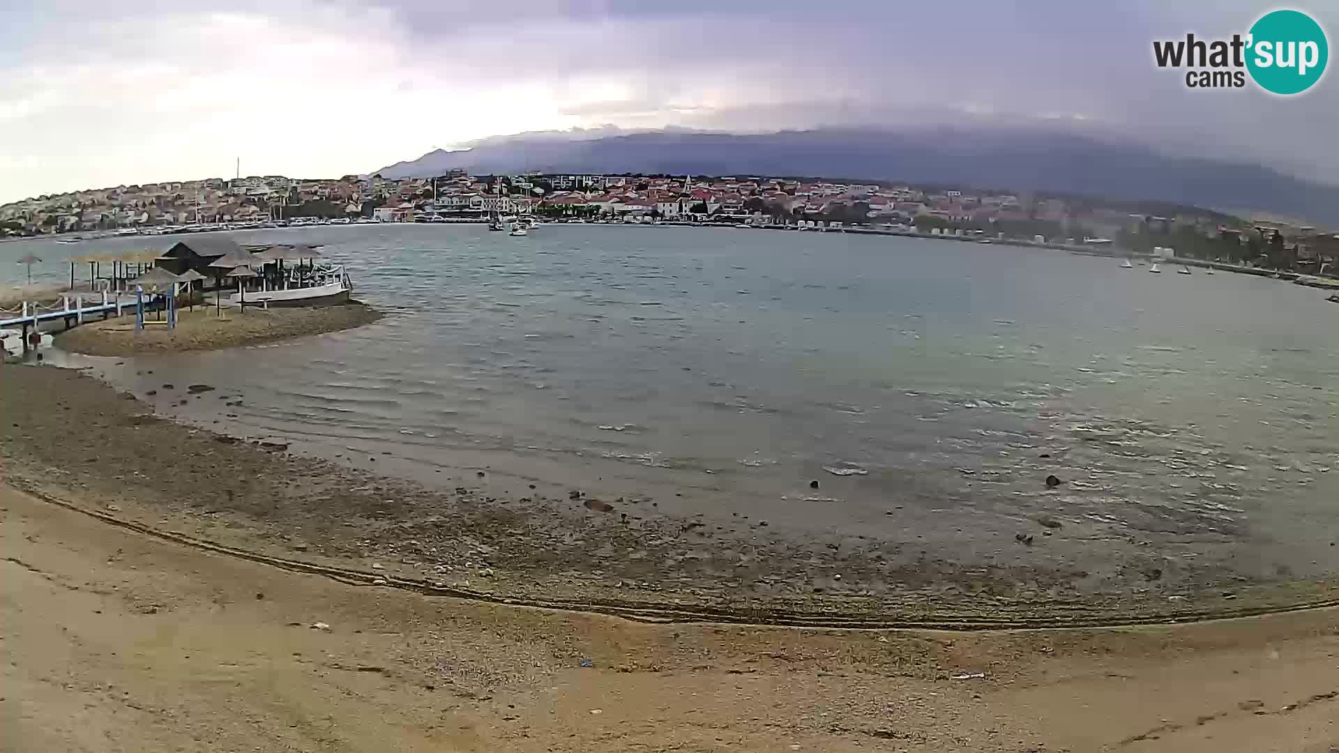 Novalja Kamera v živo – mestna plaža