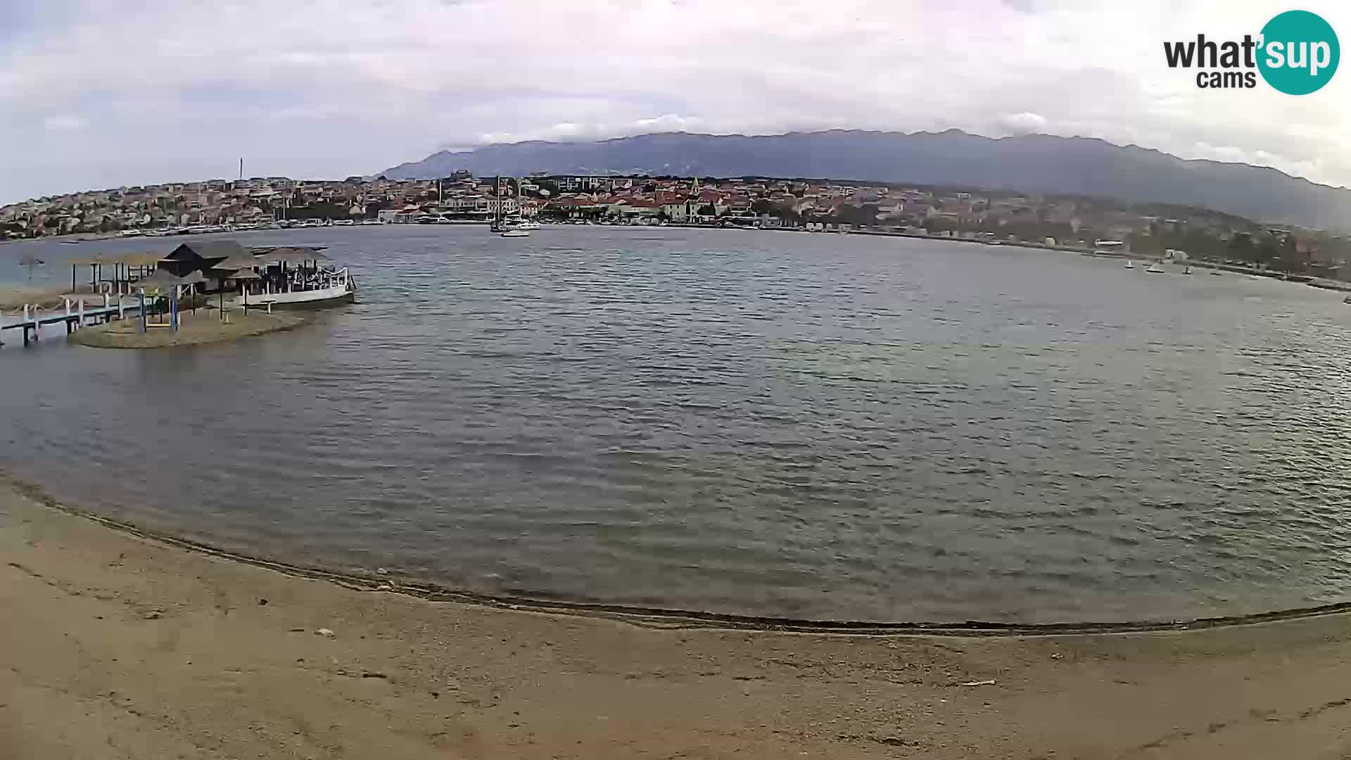 Novalja Kamera v živo – mestna plaža