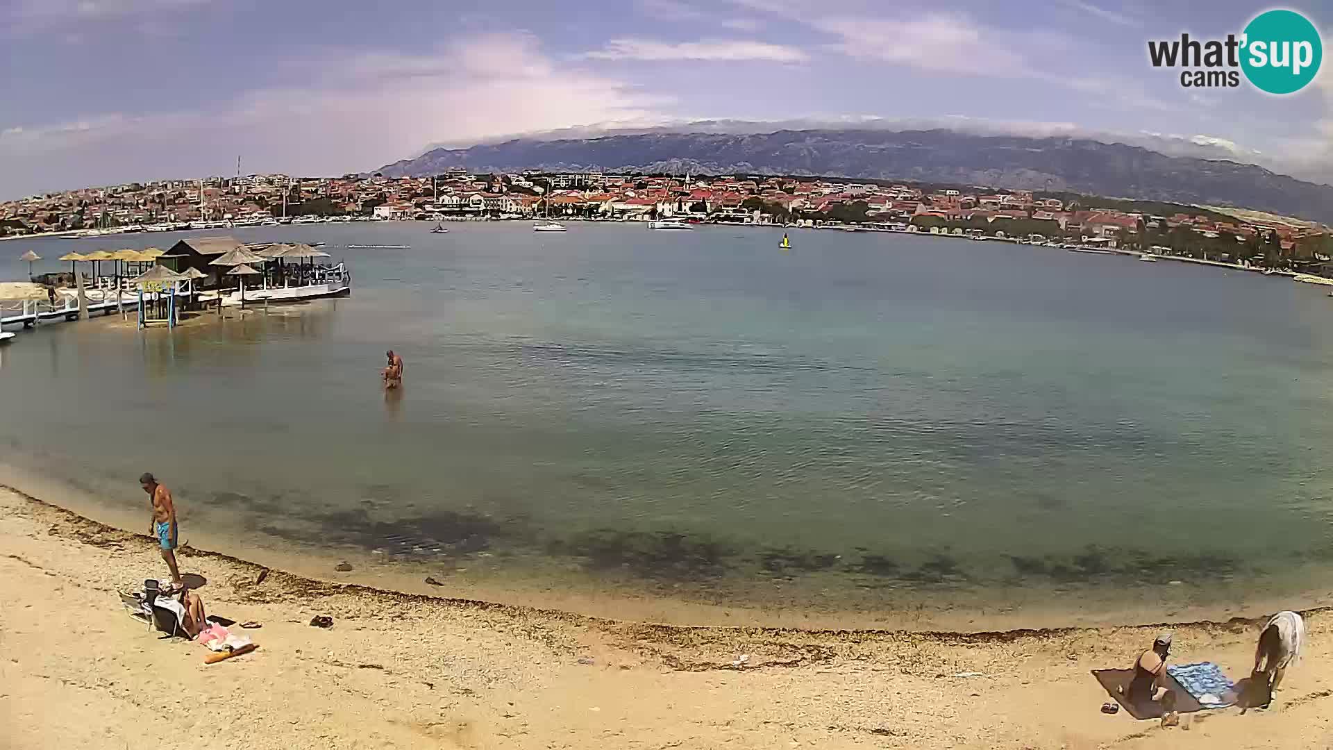 Novalja Kamera u živo – gradska plaža