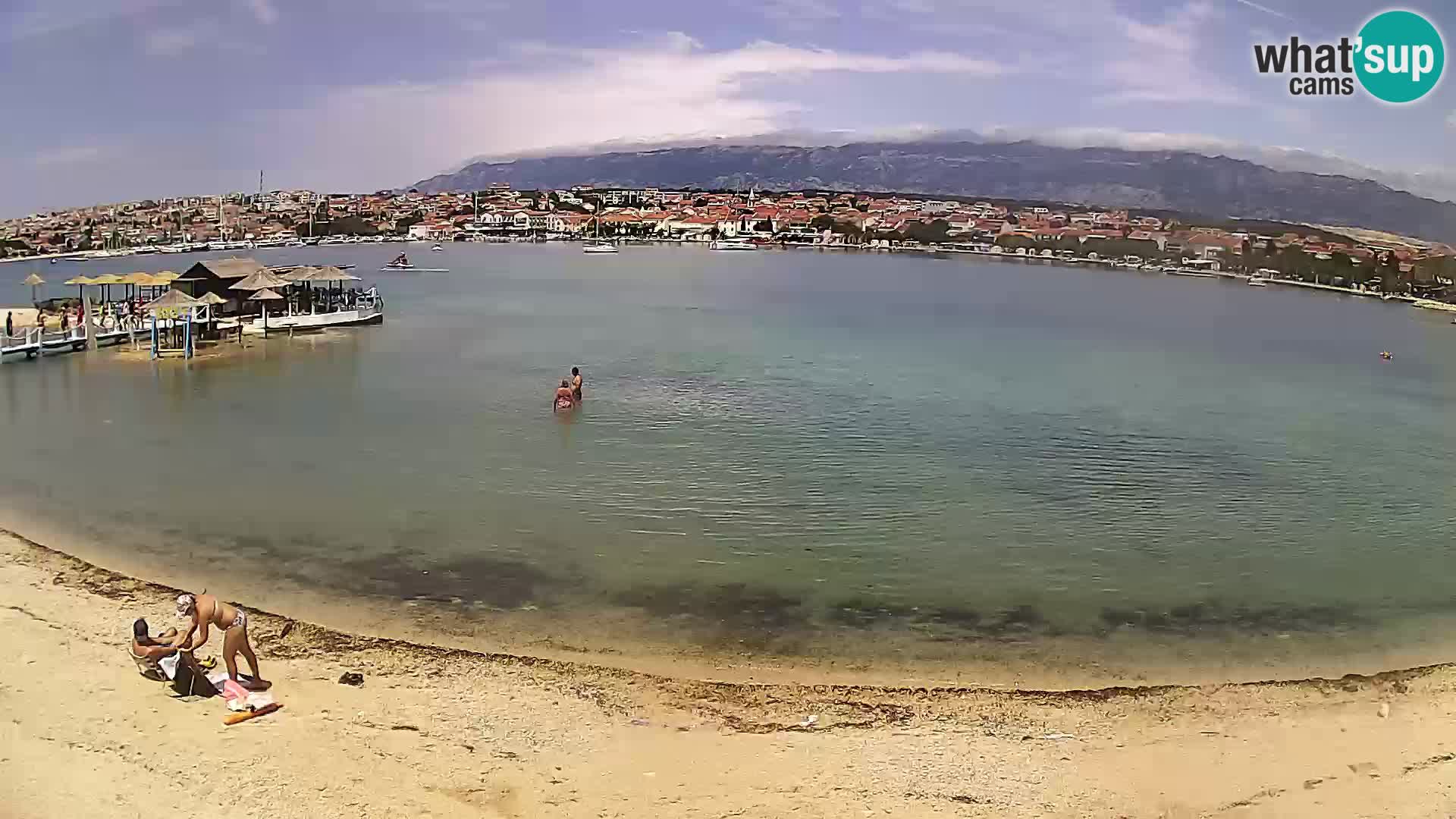 Live webcam Novalja – The Town beach