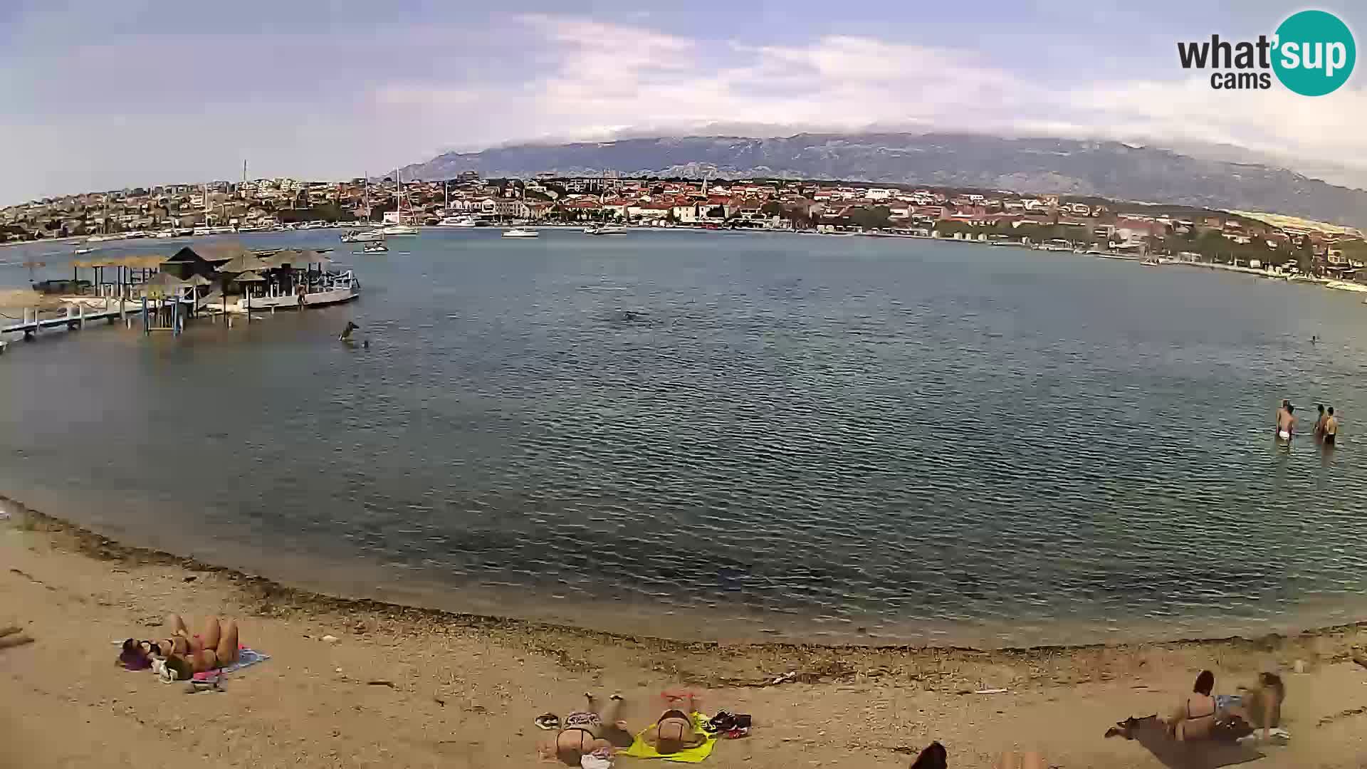 Live webcam Novalja – The Town beach