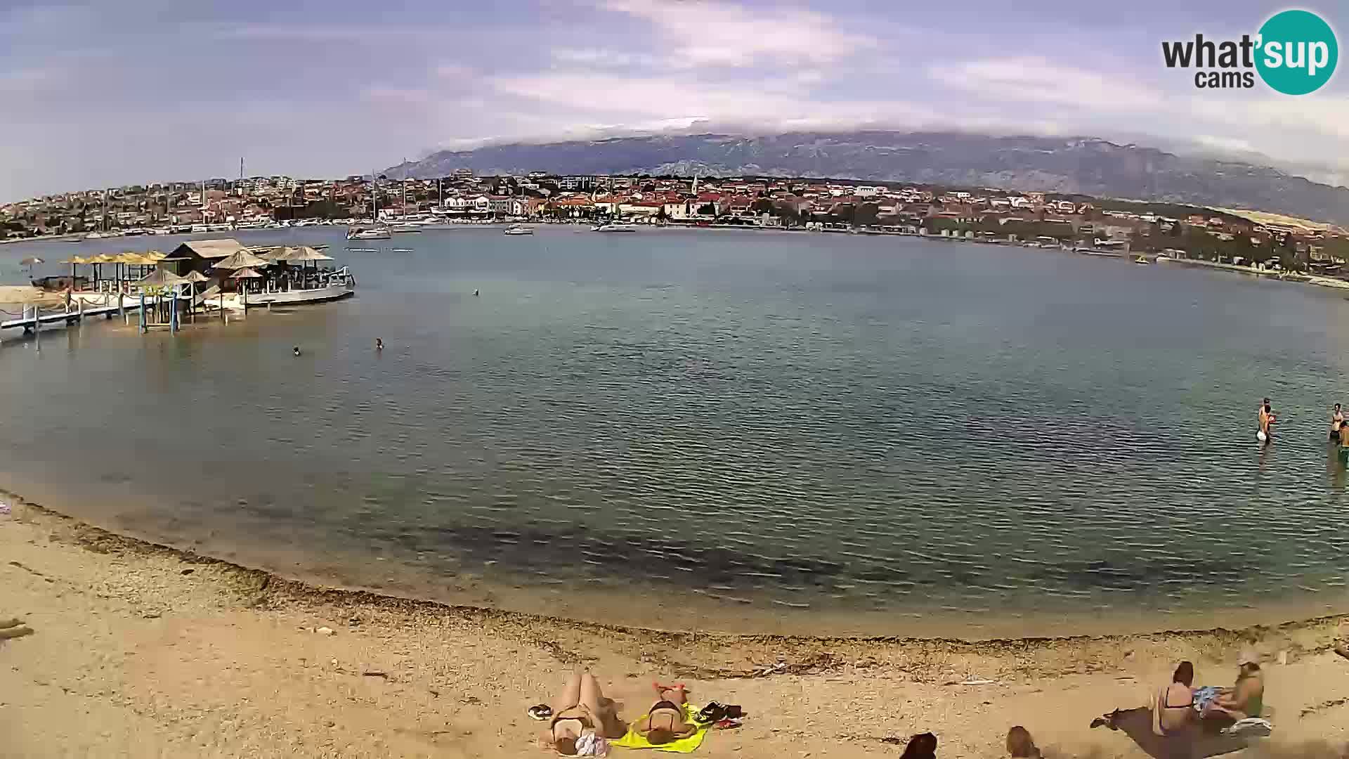 Live webcam Novalja – The Town beach