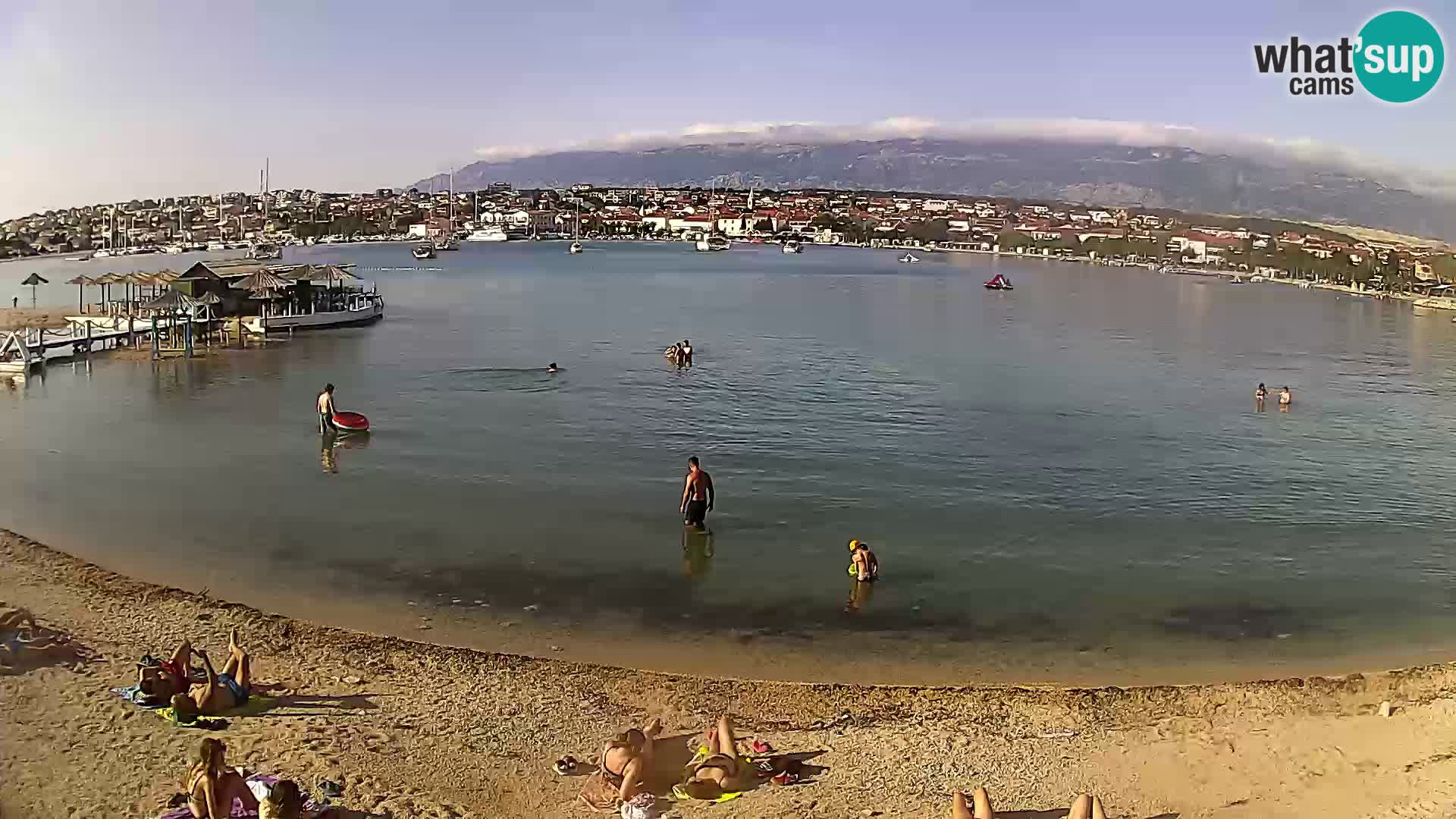 Live webcam Novalja – The Town beach
