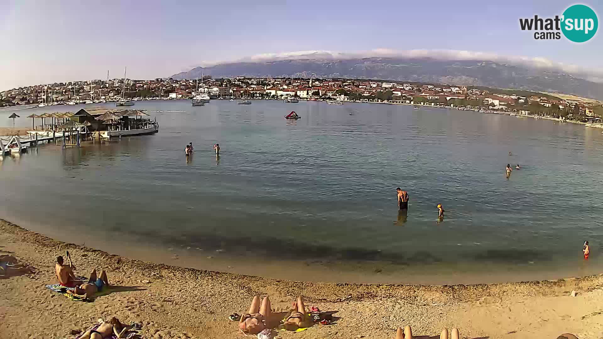 Live webcam Novalja – The Town beach
