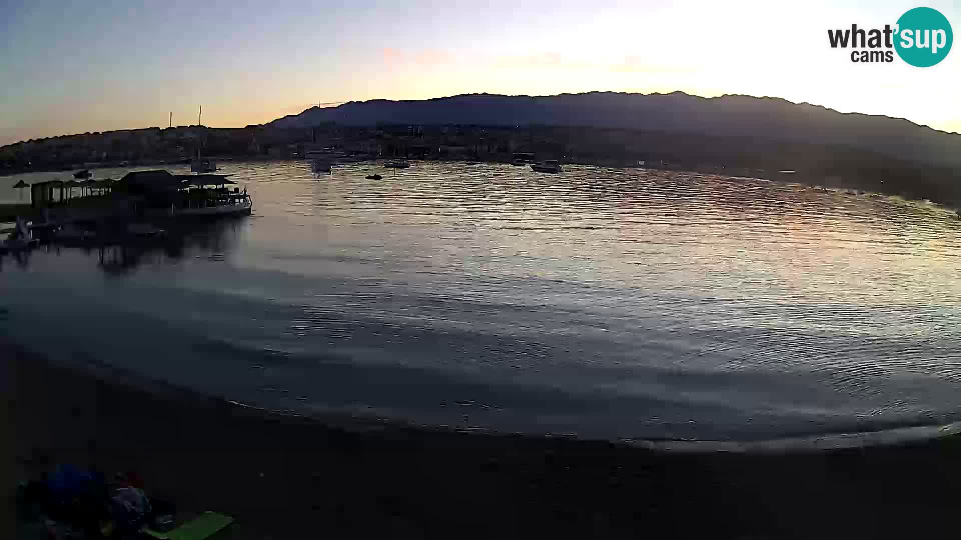 Live webcam Novalja – The Town beach