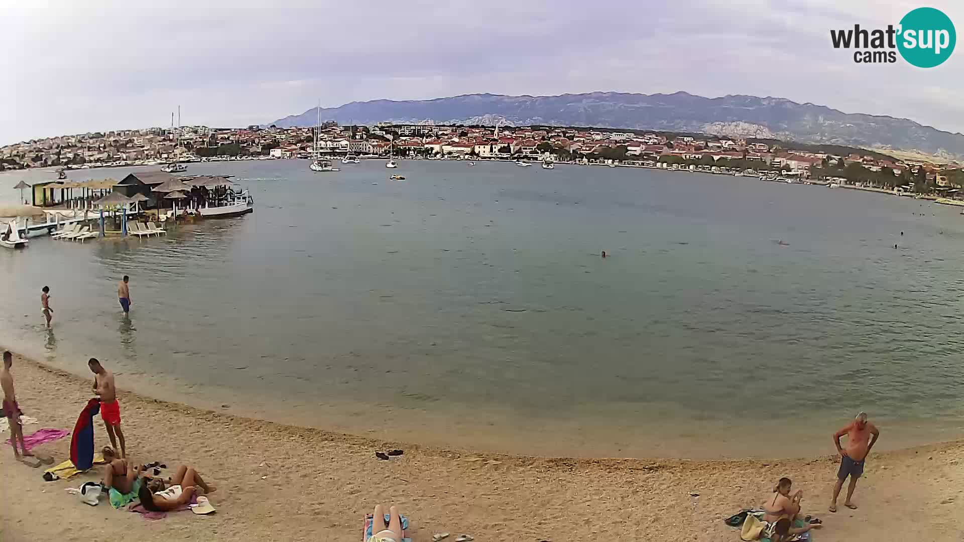 Live webcam Novalja – The Town beach