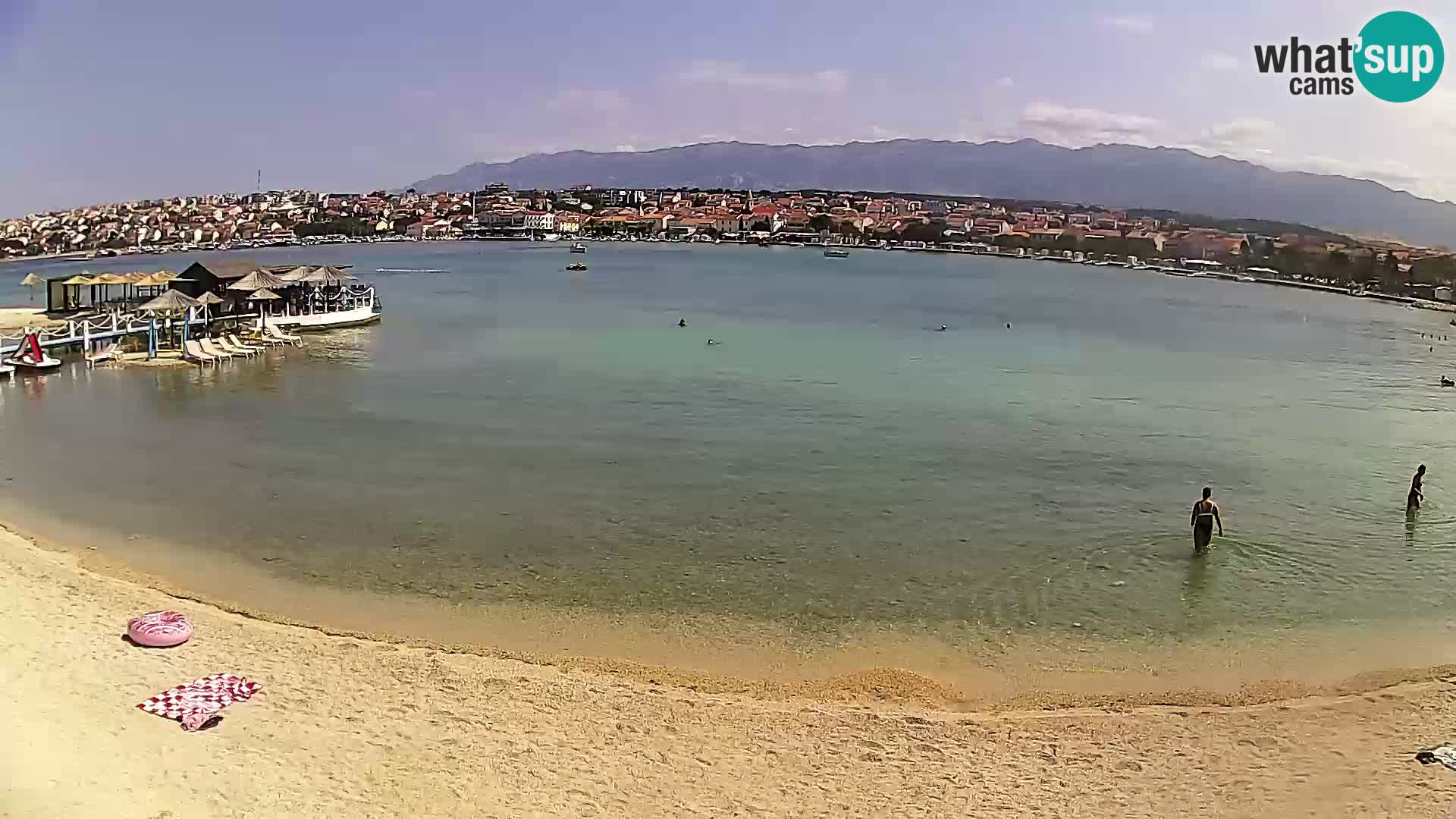 Novalja Kamera v živo – mestna plaža