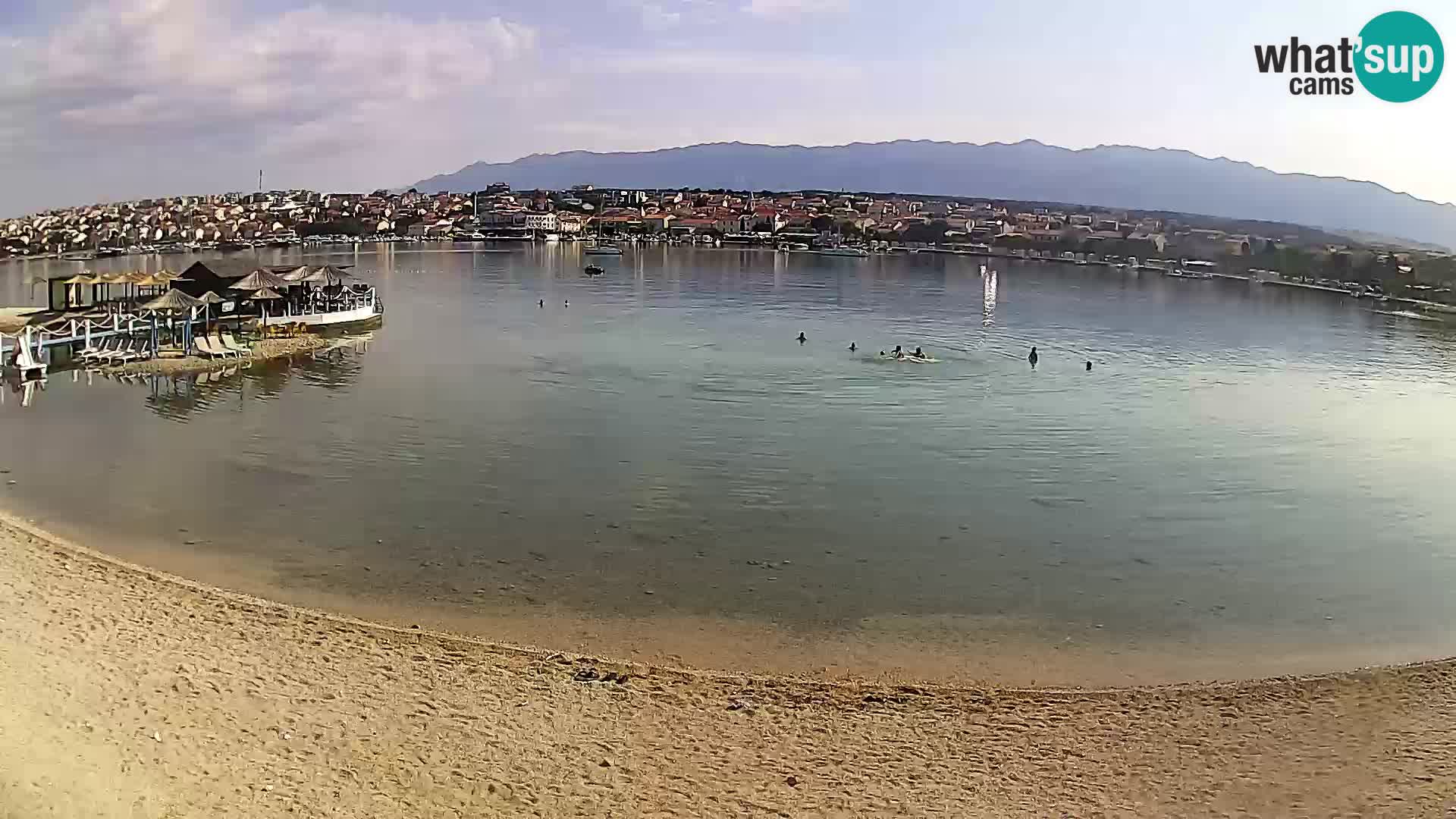 Live webcam Novalja – The Town beach
