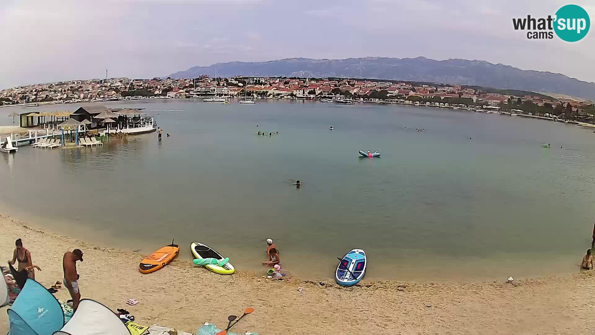 Live webcam Novalja – The Town beach