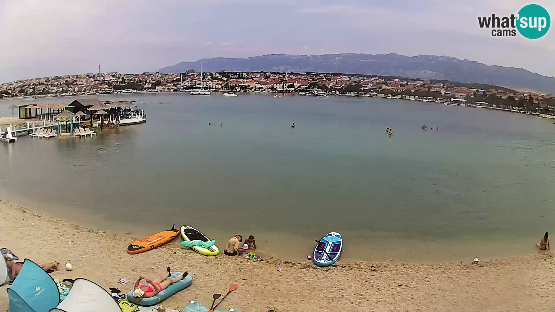 Novalja Kamera u živo – gradska plaža