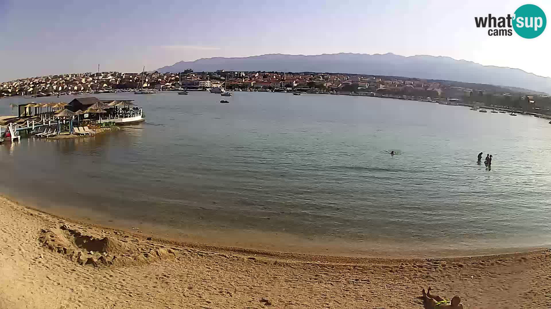 Novalja livecam – plage de la ville
