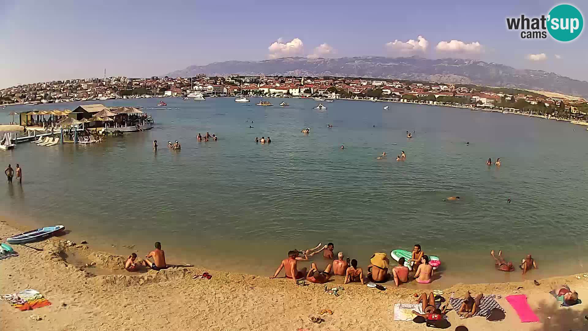 Live webcam Novalja – The Town beach
