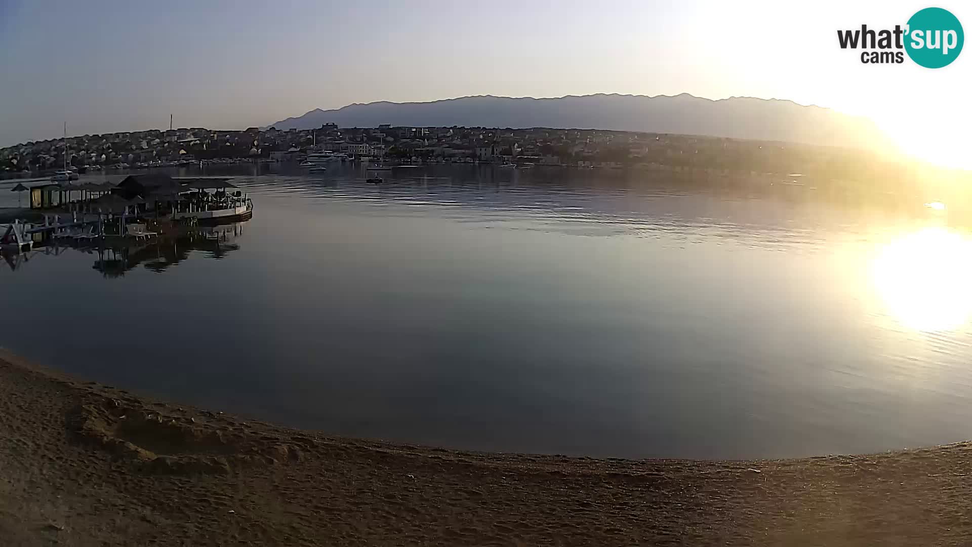 Novalja Kamera u živo – gradska plaža