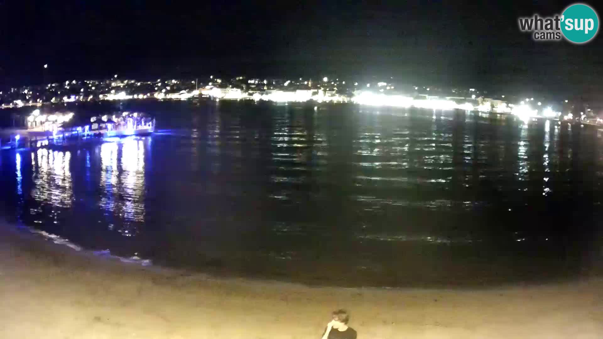 Novalja Kamera v živo – mestna plaža