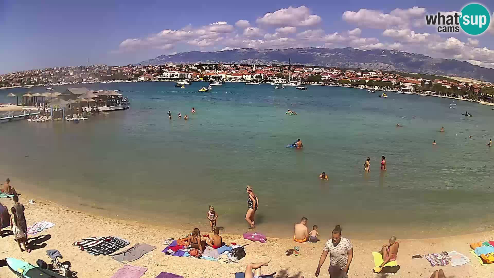 Live webcam Novalja – The Town beach