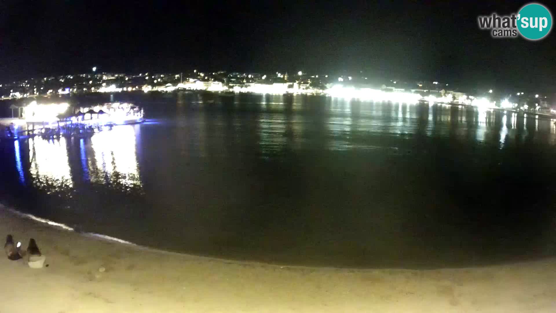 Novalja en vivo – playa de la ciudad