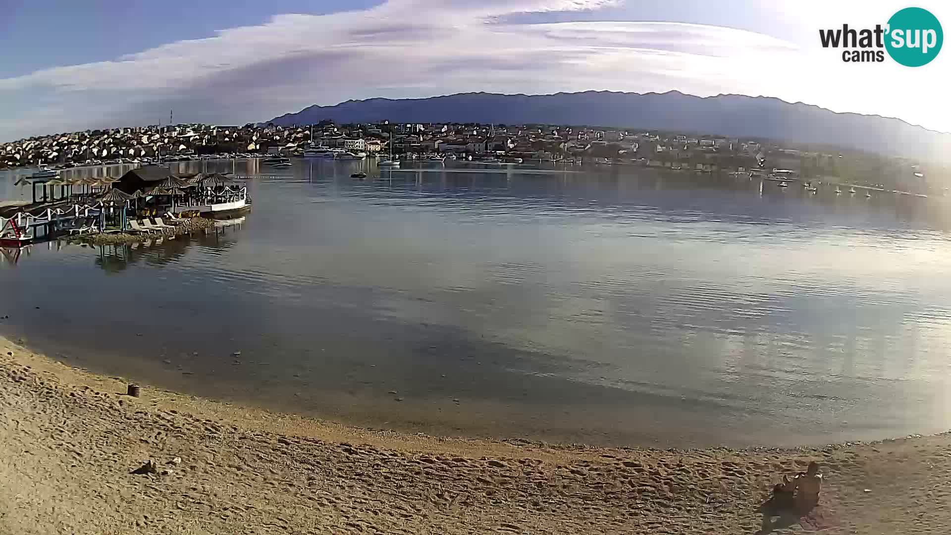 Live webcam Novalja – The Town beach