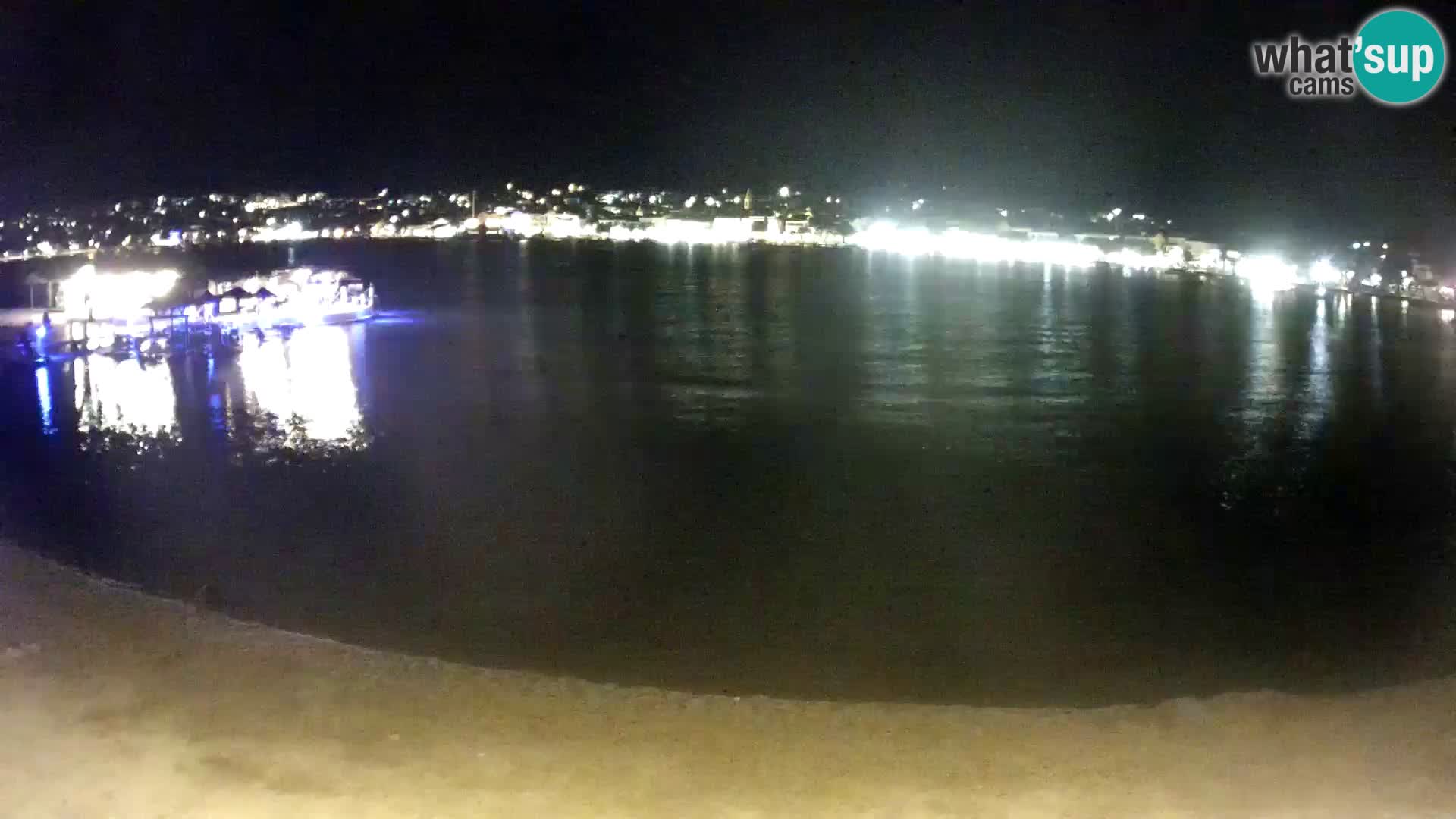 Novalja livecam – plage de la ville