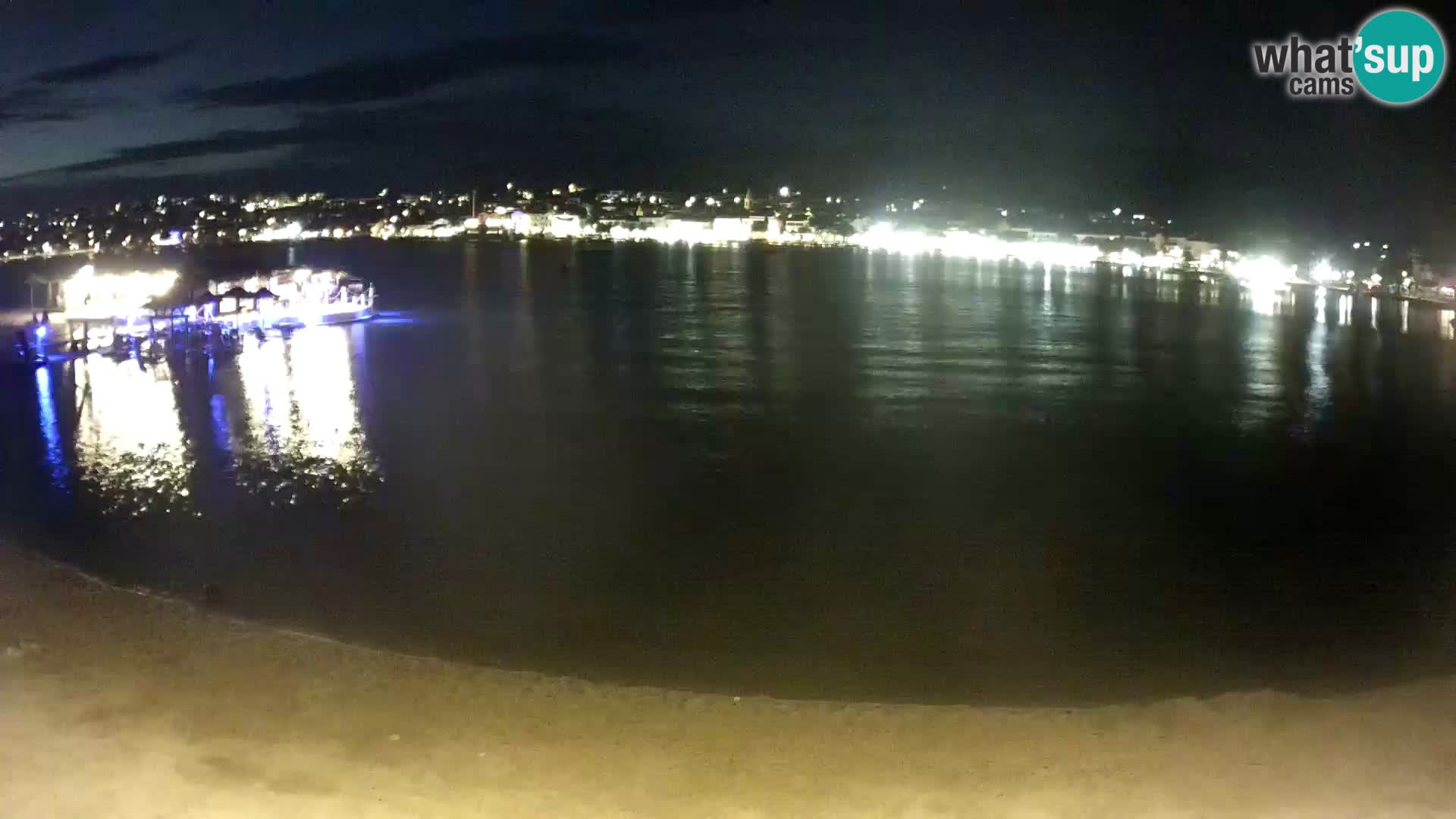 Novalja en vivo – playa de la ciudad