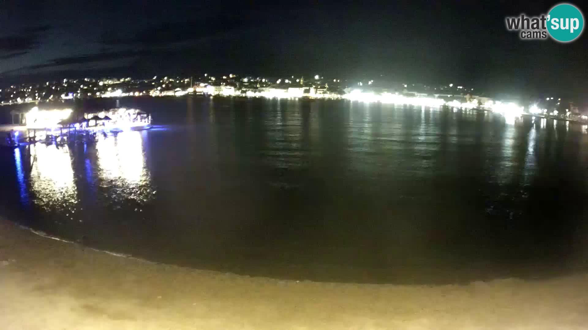 Novalja livecam – plage de la ville