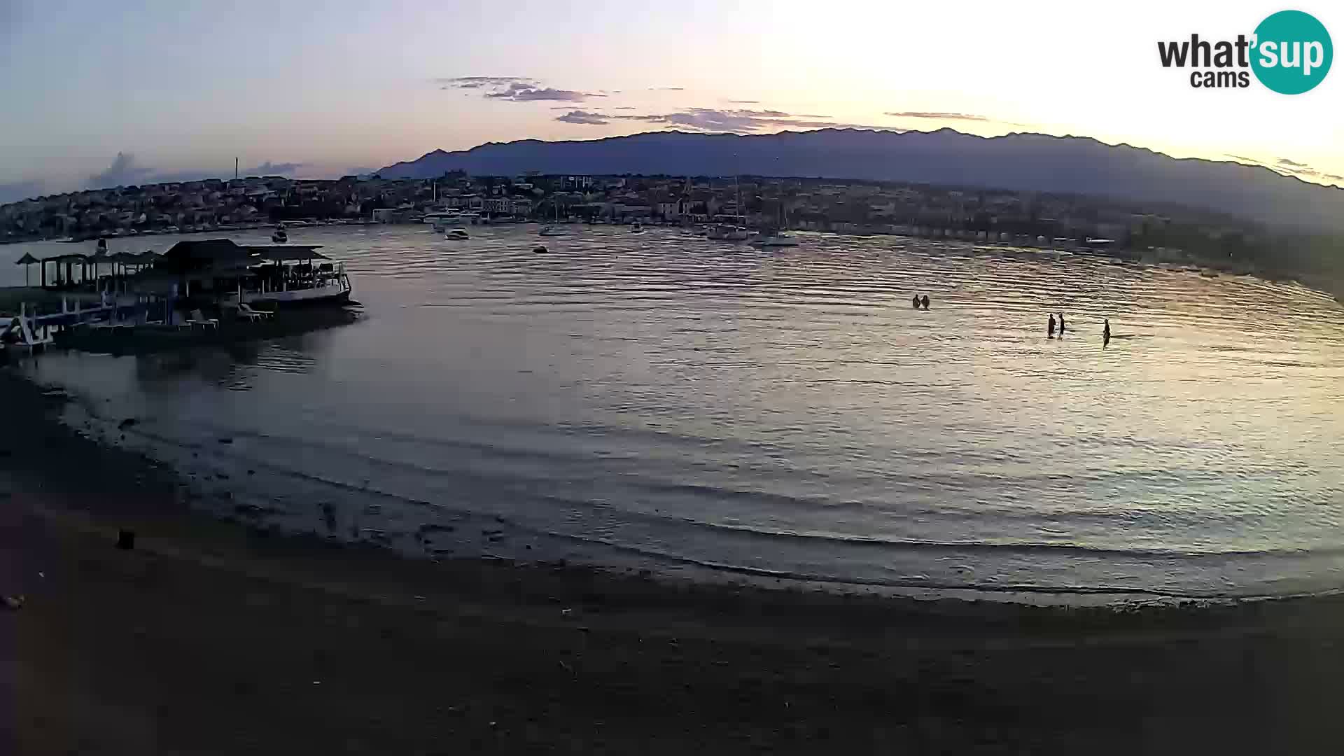 Novalja webcam – spiaggia cittadina