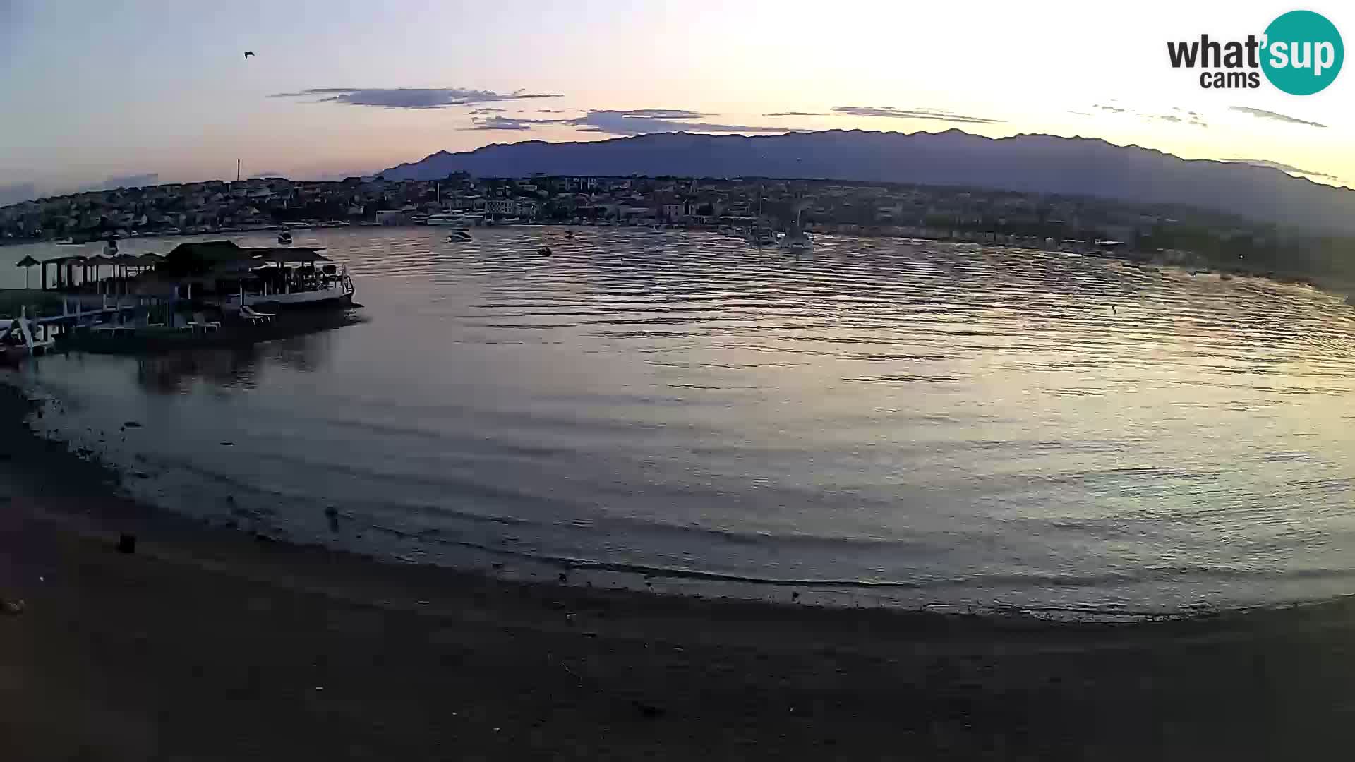 Live webcam Novalja – The Town beach