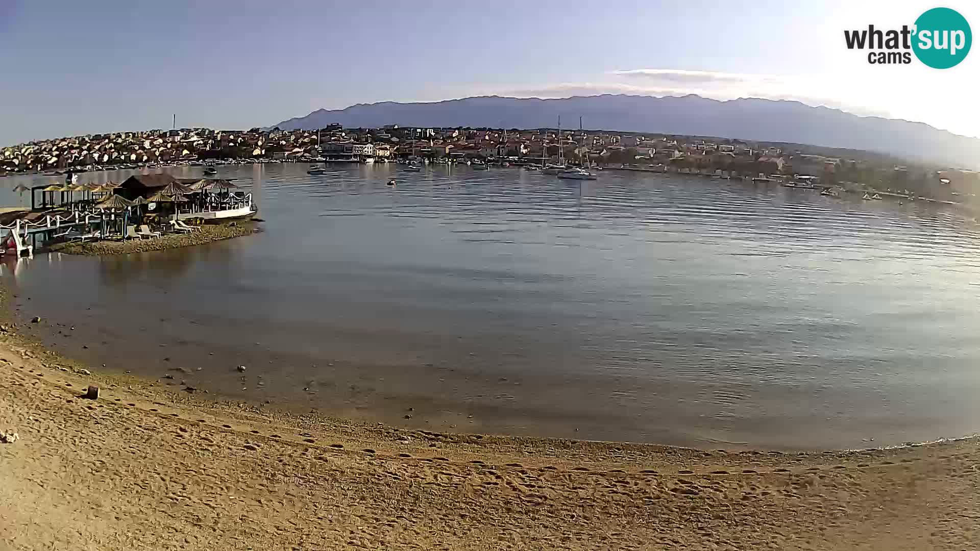 Novalja Kamera v živo – mestna plaža