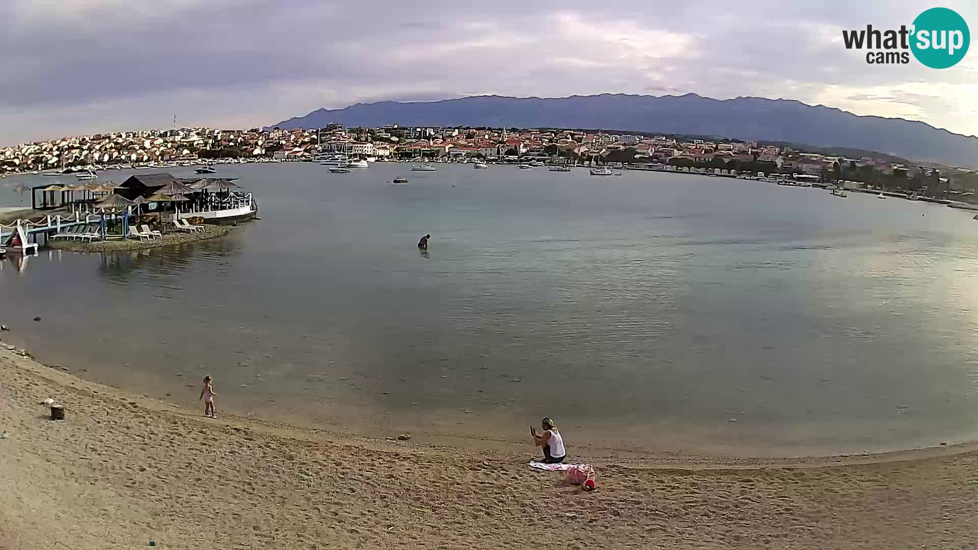 Live webcam Novalja – The Town beach