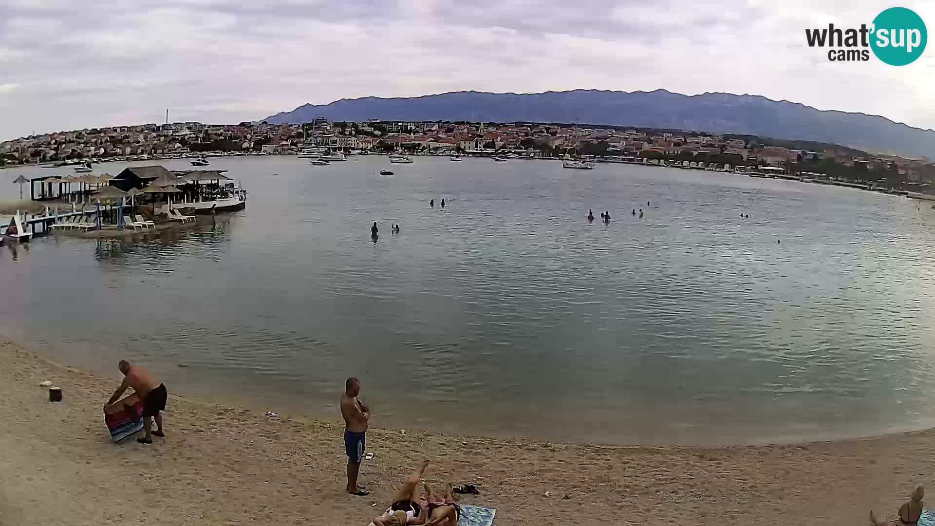 Novalja webcam – spiaggia cittadina