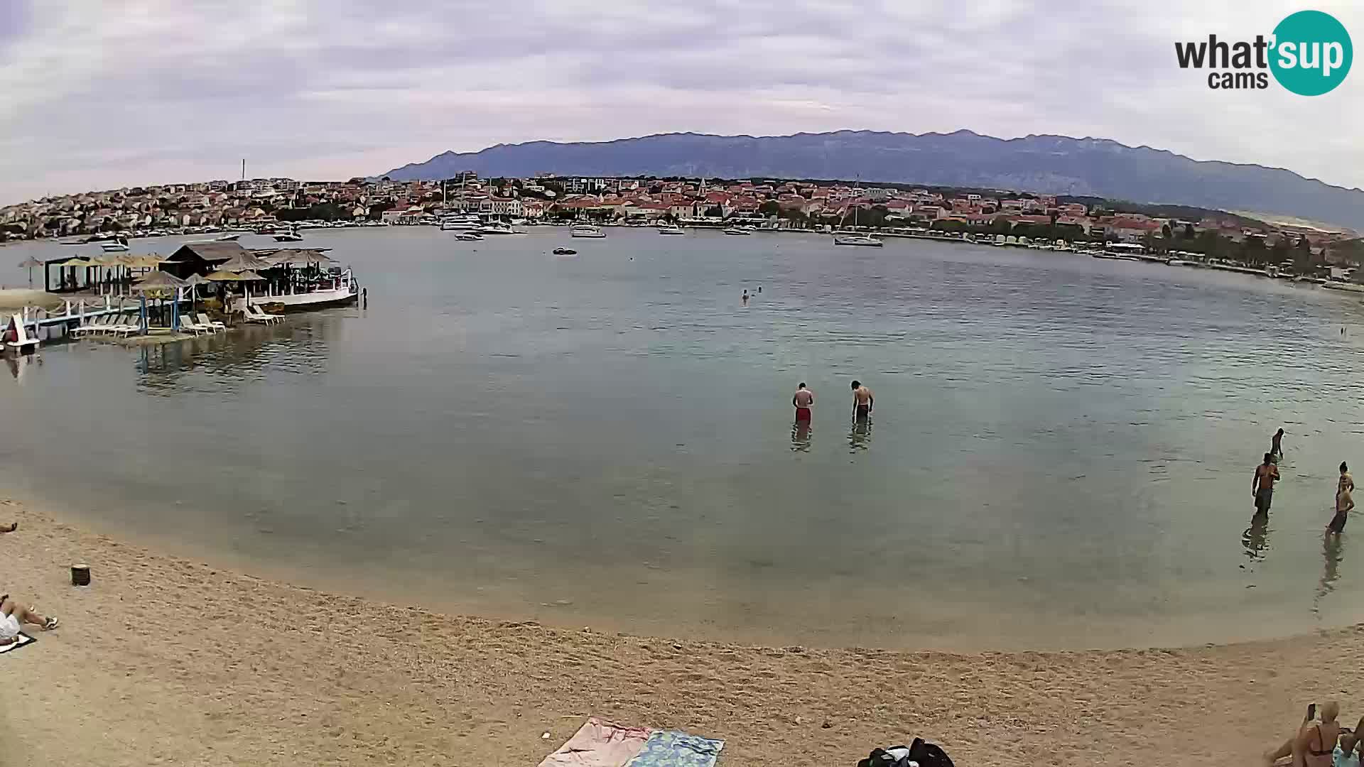 Novalja Kamera u živo – gradska plaža
