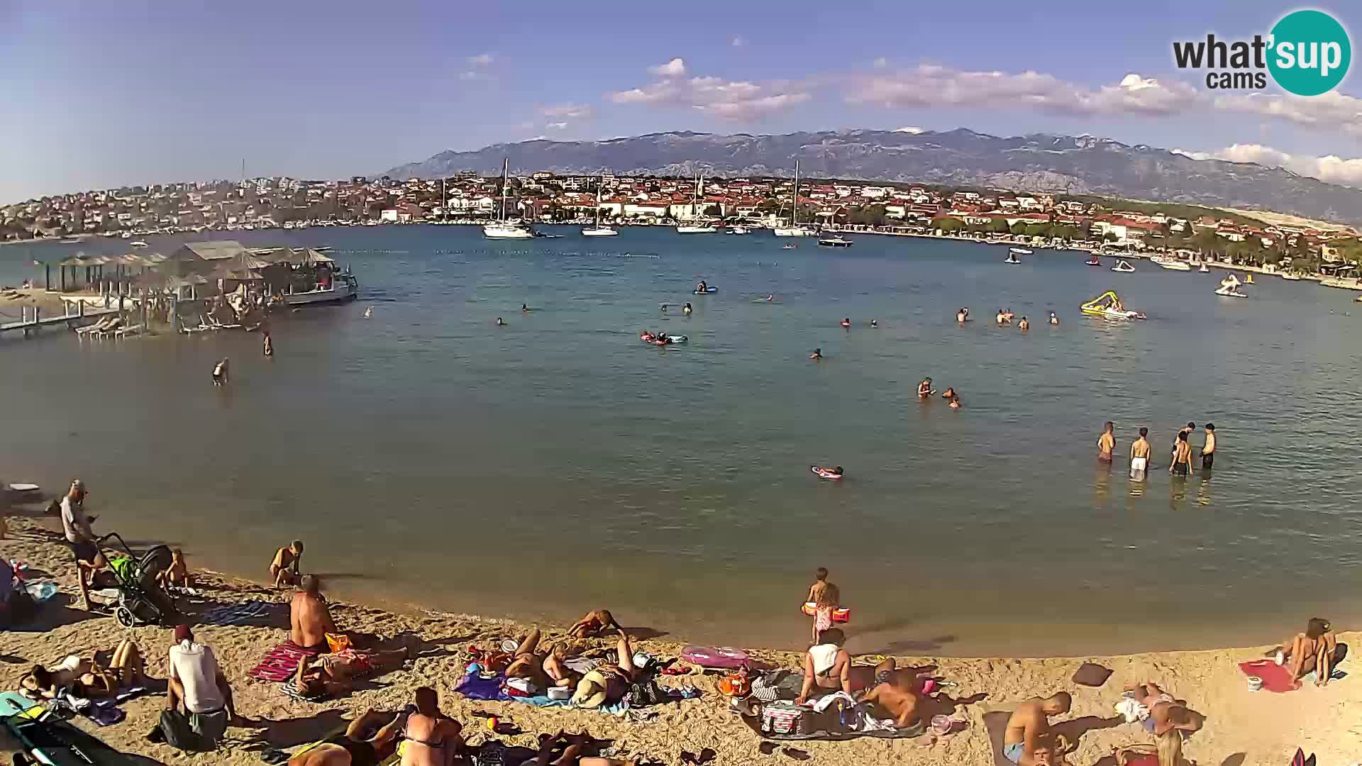 Live webcam Novalja – The Town beach